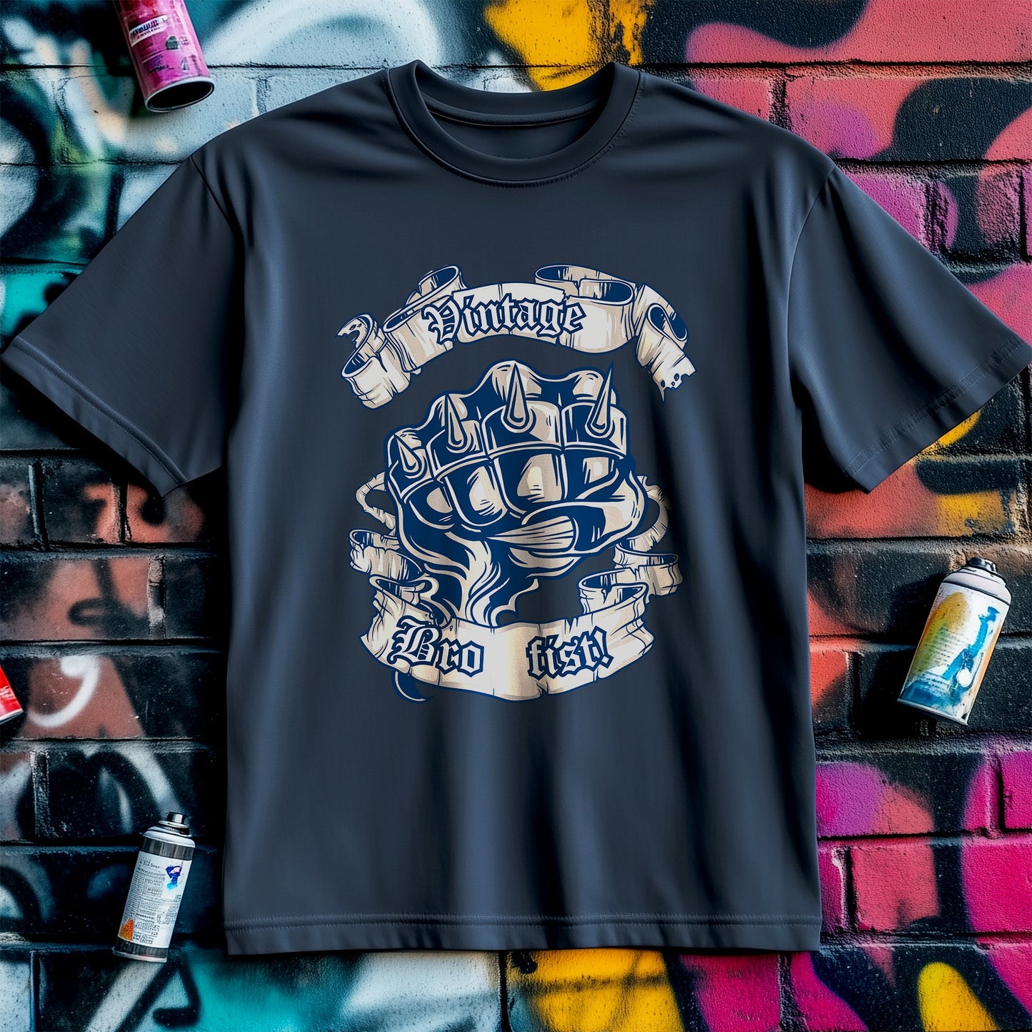 Vintage Bro Fist T-shirt - Unleash