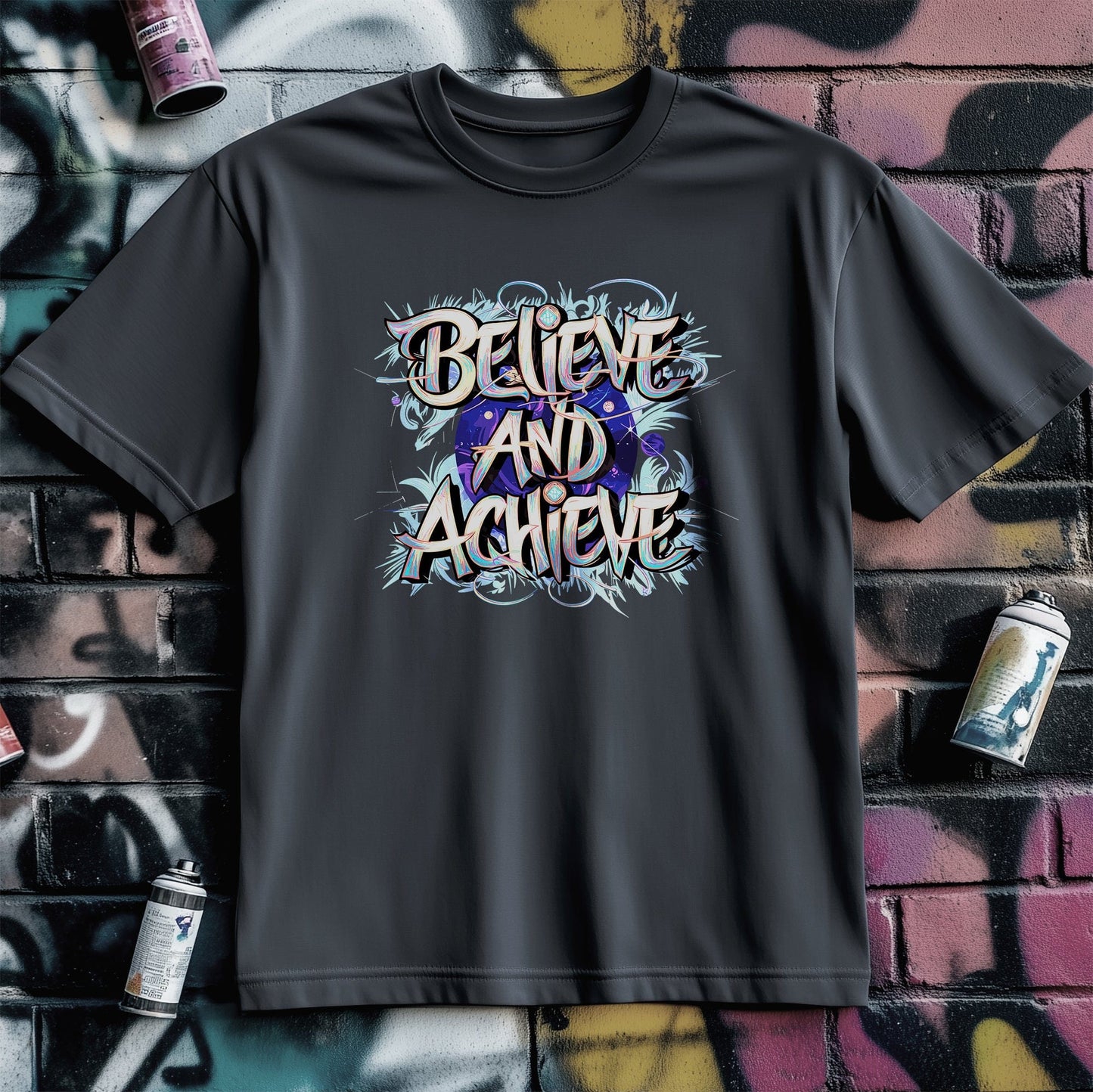 Motivation 50 T-shirt Believe and achieve