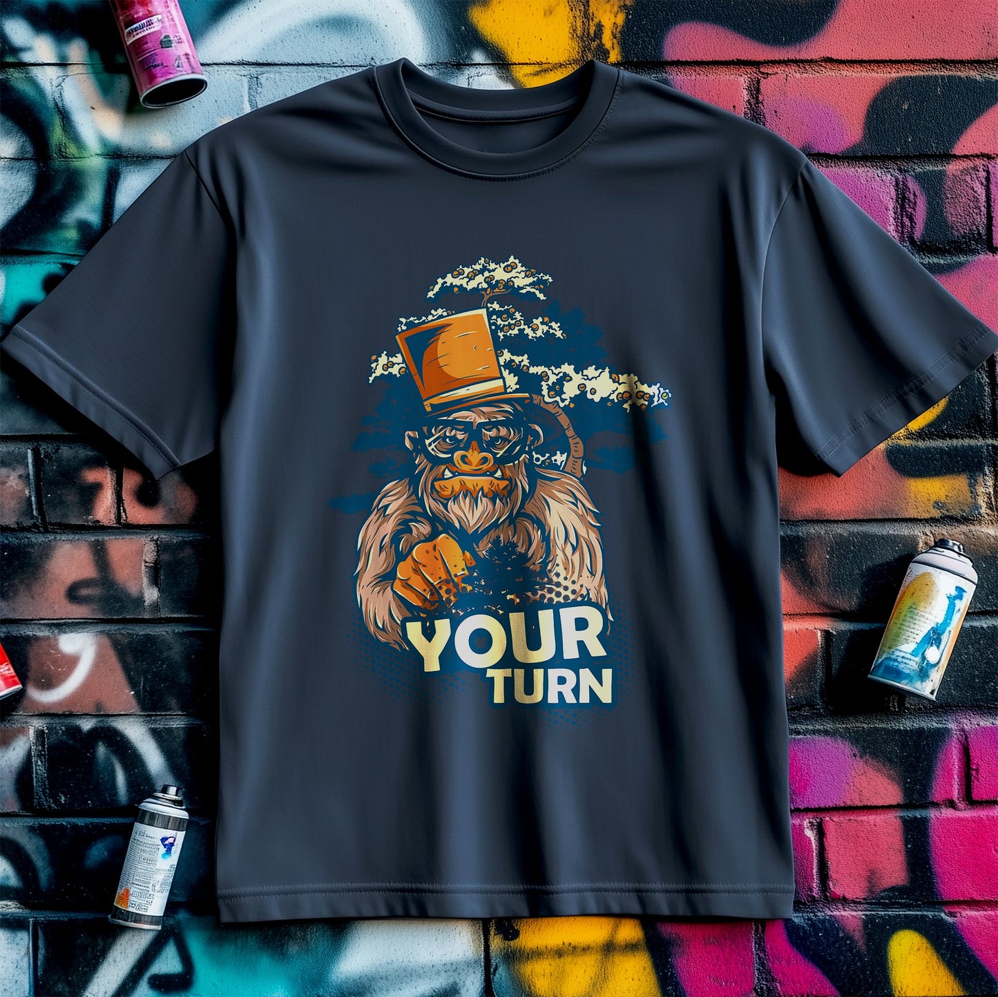 Your Turn Gorilla T-Shirt - Fancy