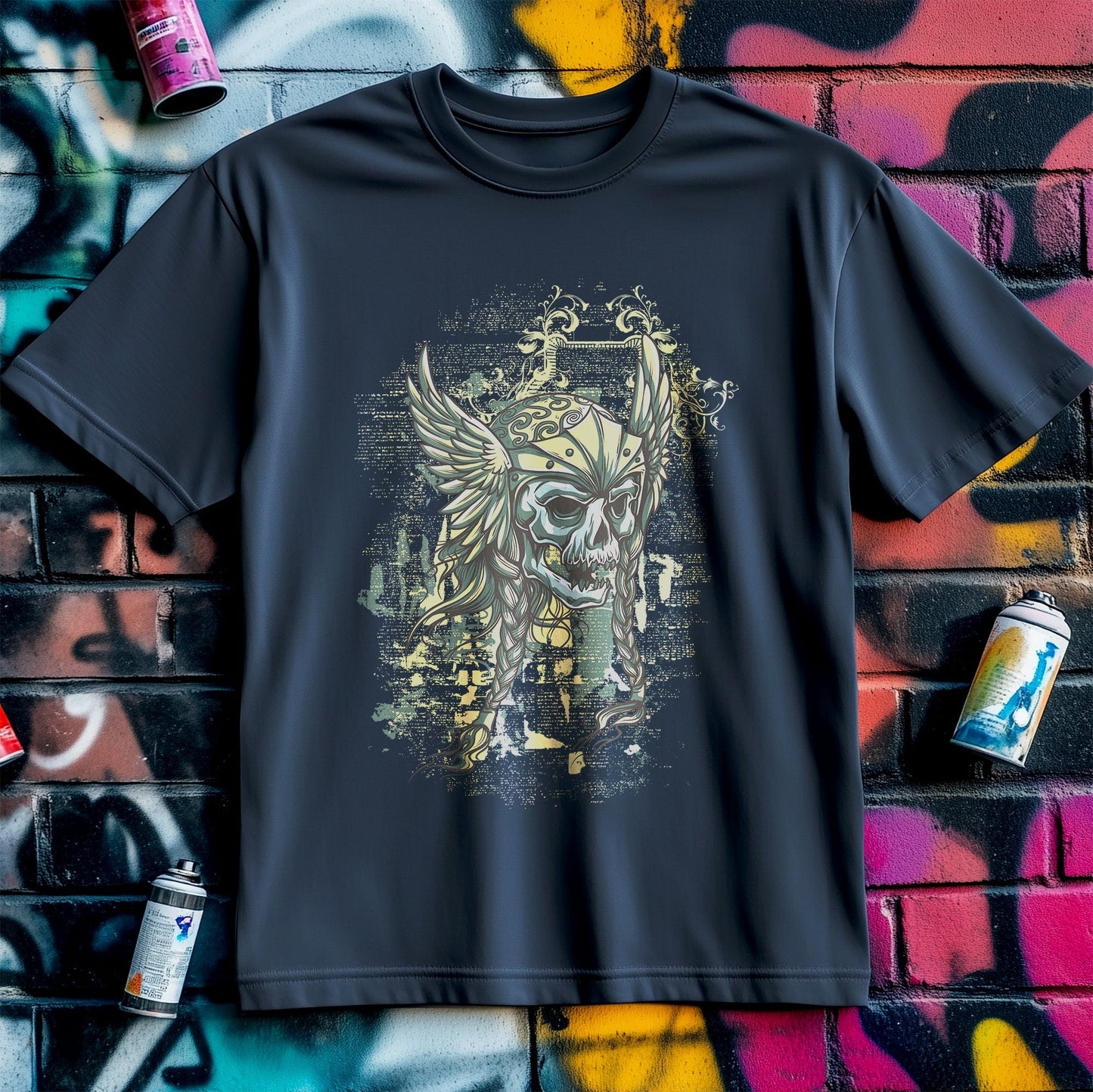 Greek God Skull T-Shirt -