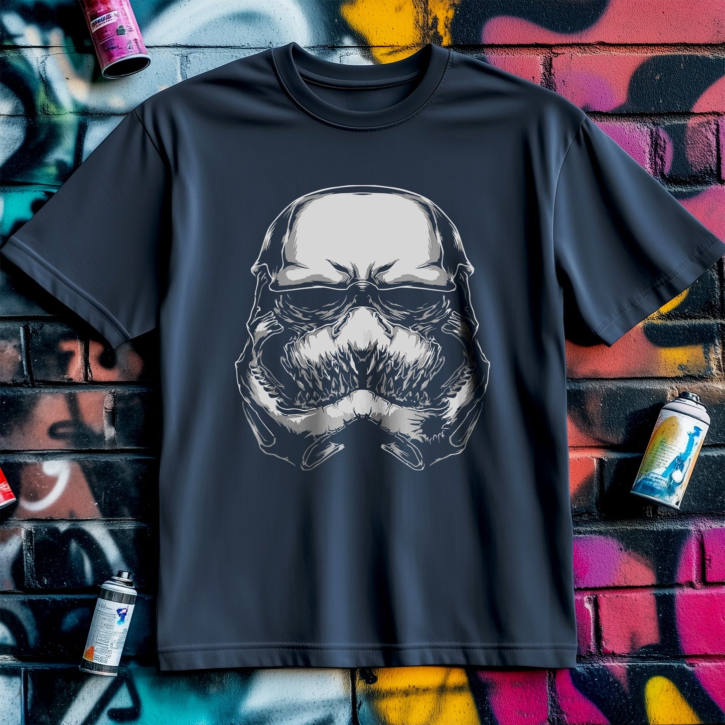 Scary Trooper Helmet T-shirt - Join