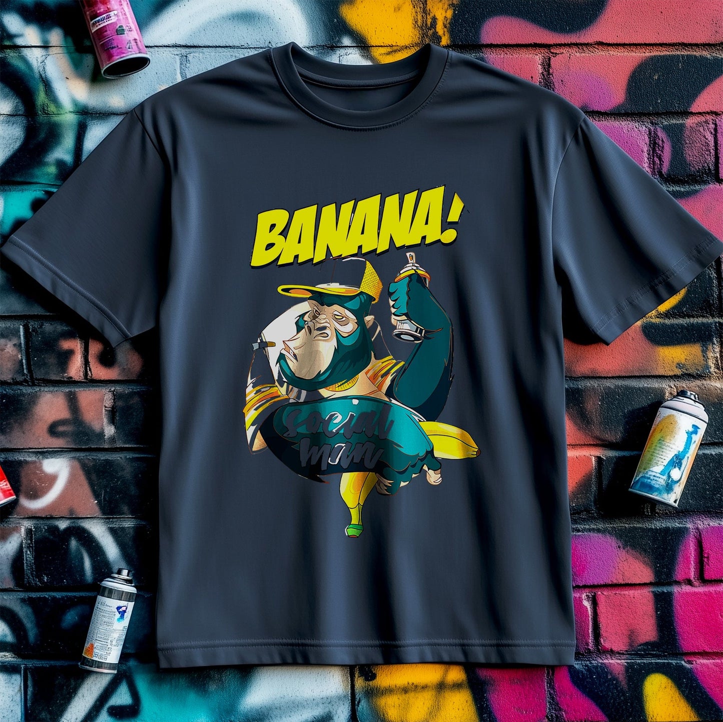 Banana Social Man t-shirt - Peel