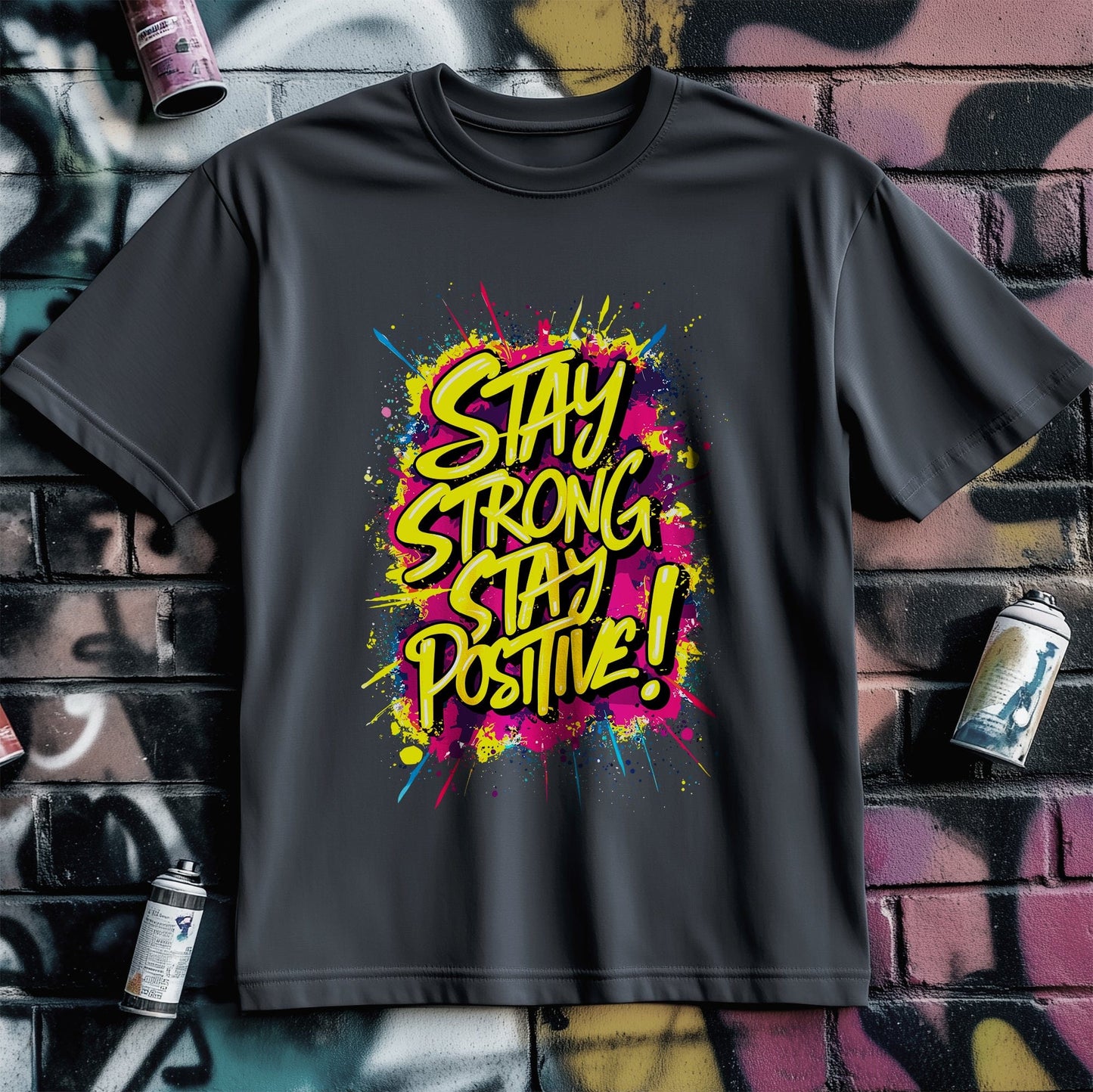 Motivation 53 Funny T-Shirt  Stay Strong, Stay Positive!