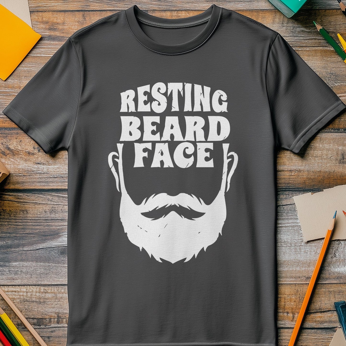 Resting Beard Face T-Shirt