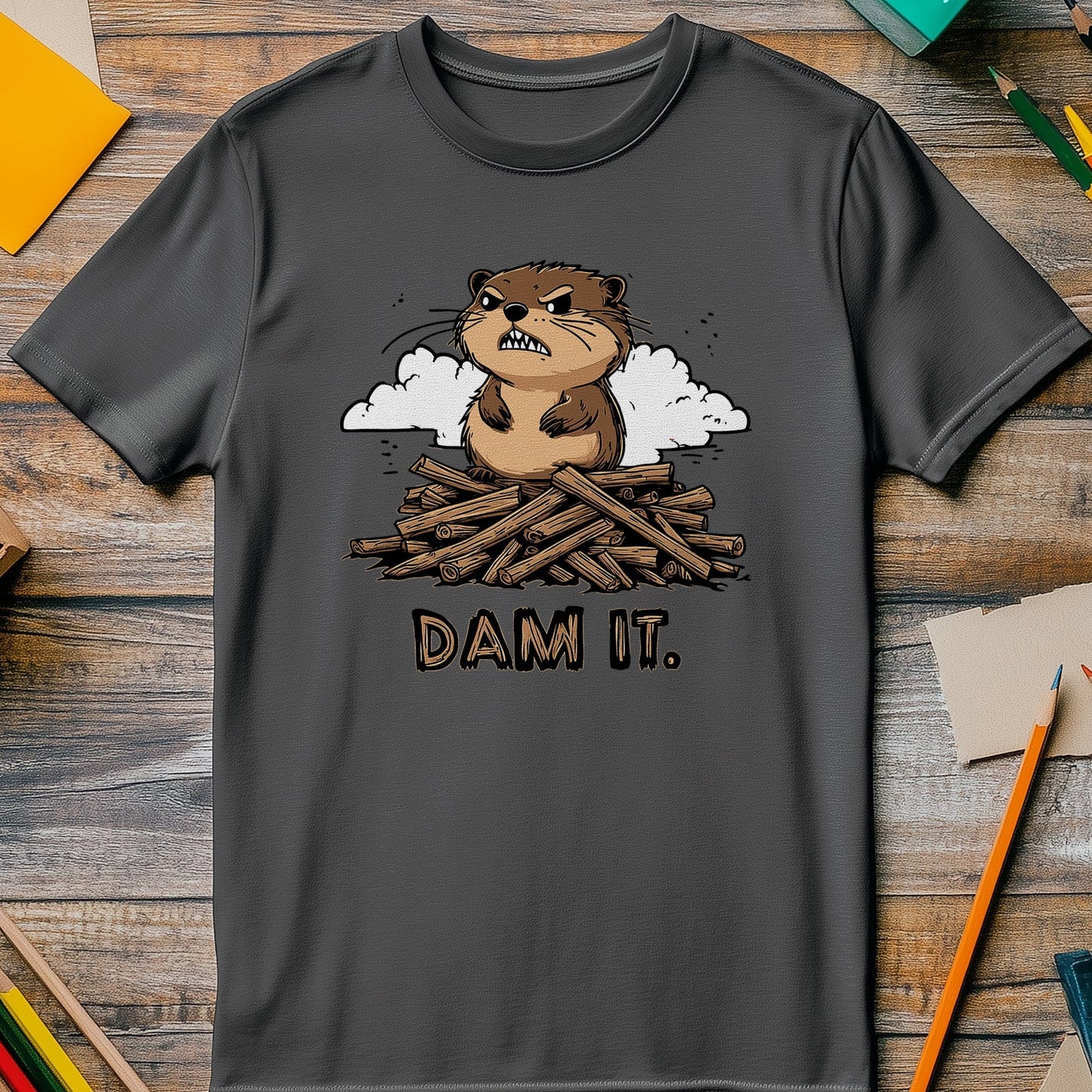 Nice Beaver 4 T-Shirt - Dam it
