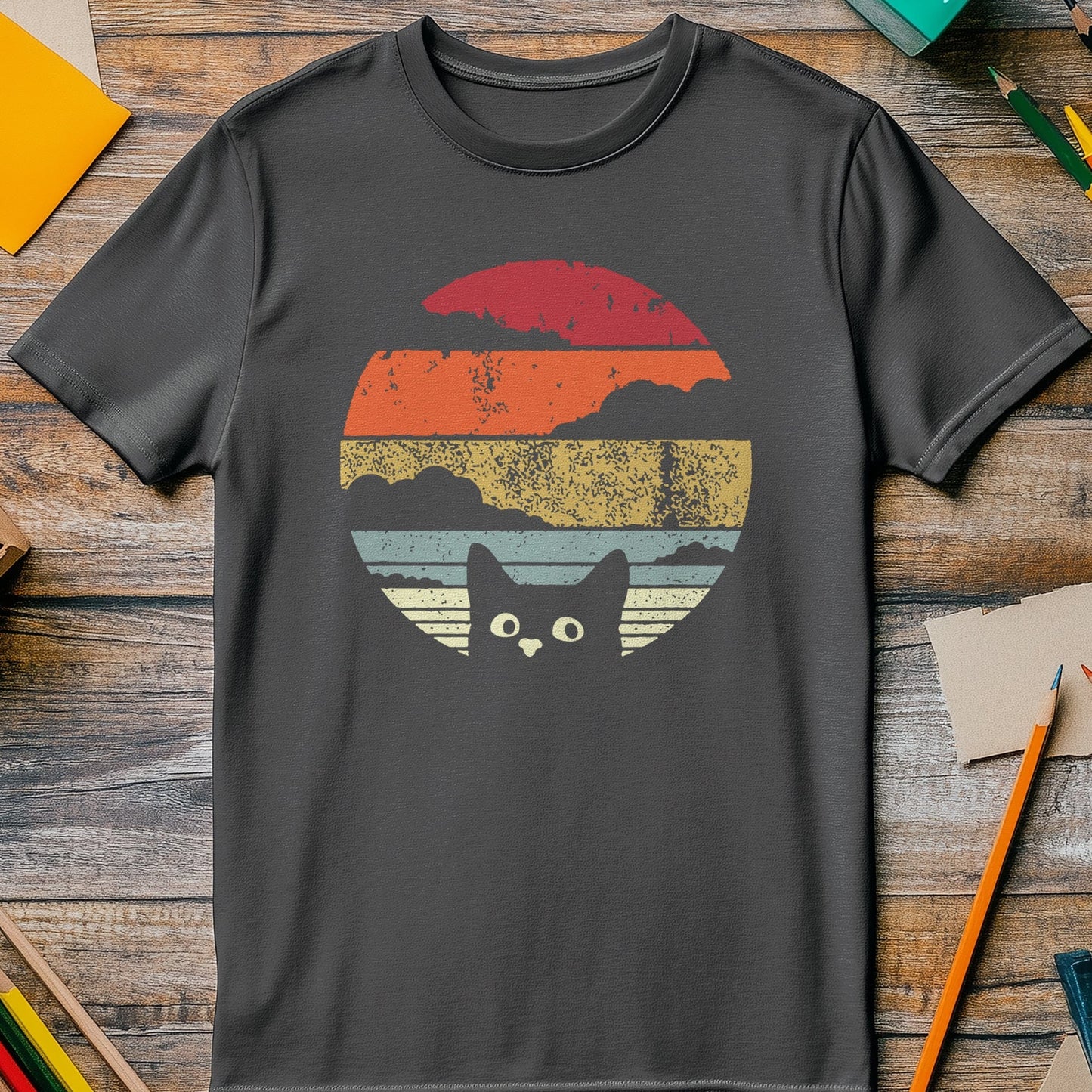 Cat Retro 4 T-Shirt