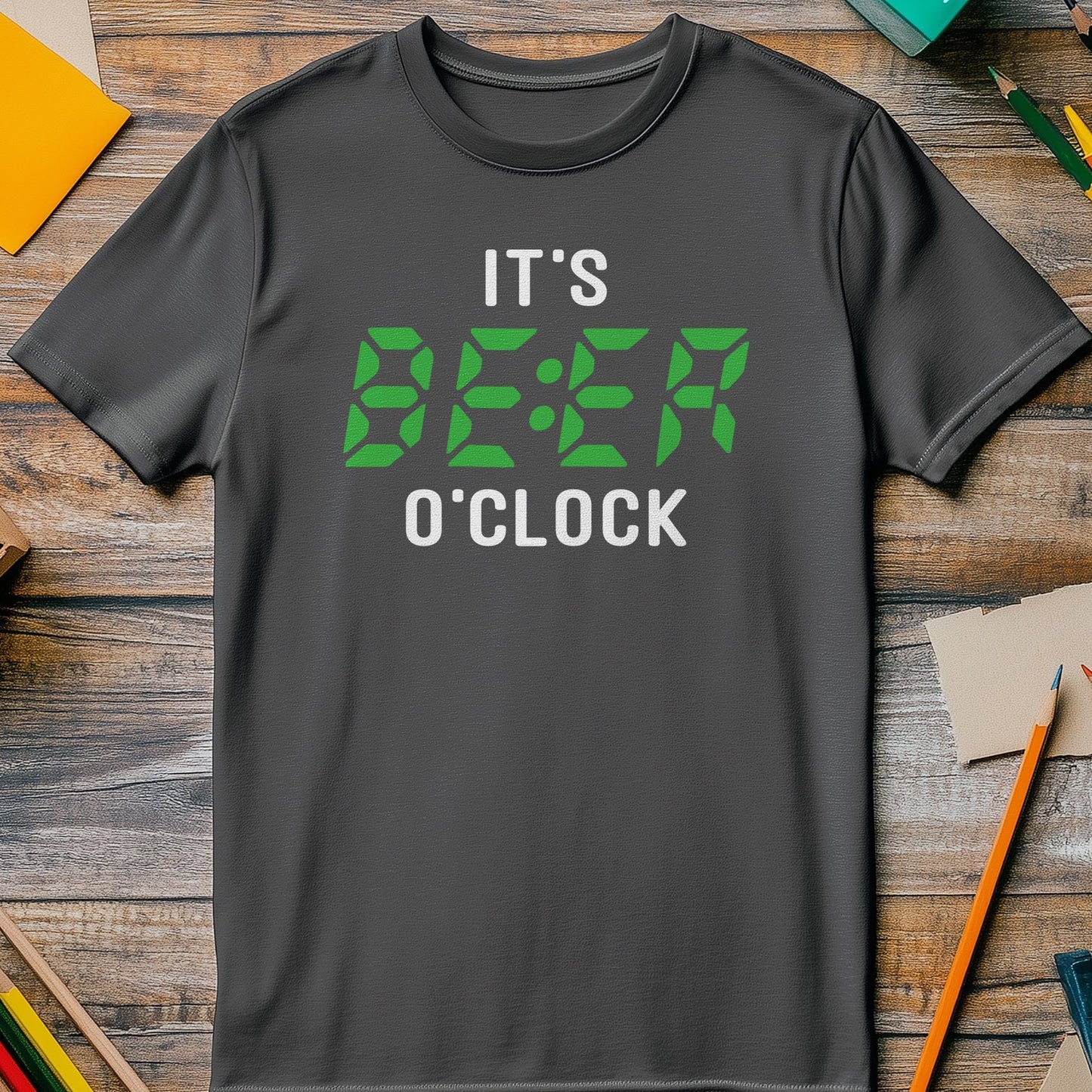 Beer-o-Clock T-Shirt ‚Äì Time to Drink