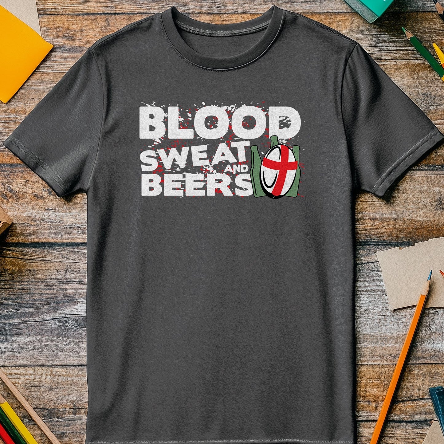 Blood, Sweat, Beers & Rugby T-Shirt -