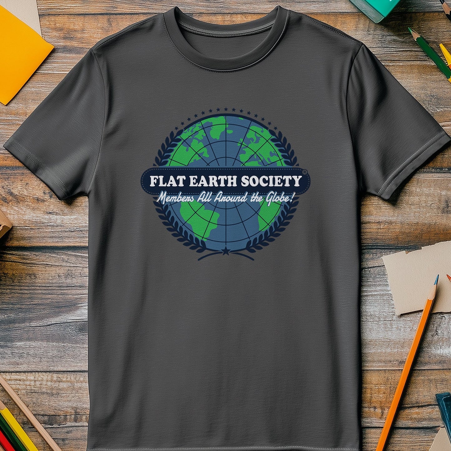 Flat Earth Members Club T-Shirt - Join