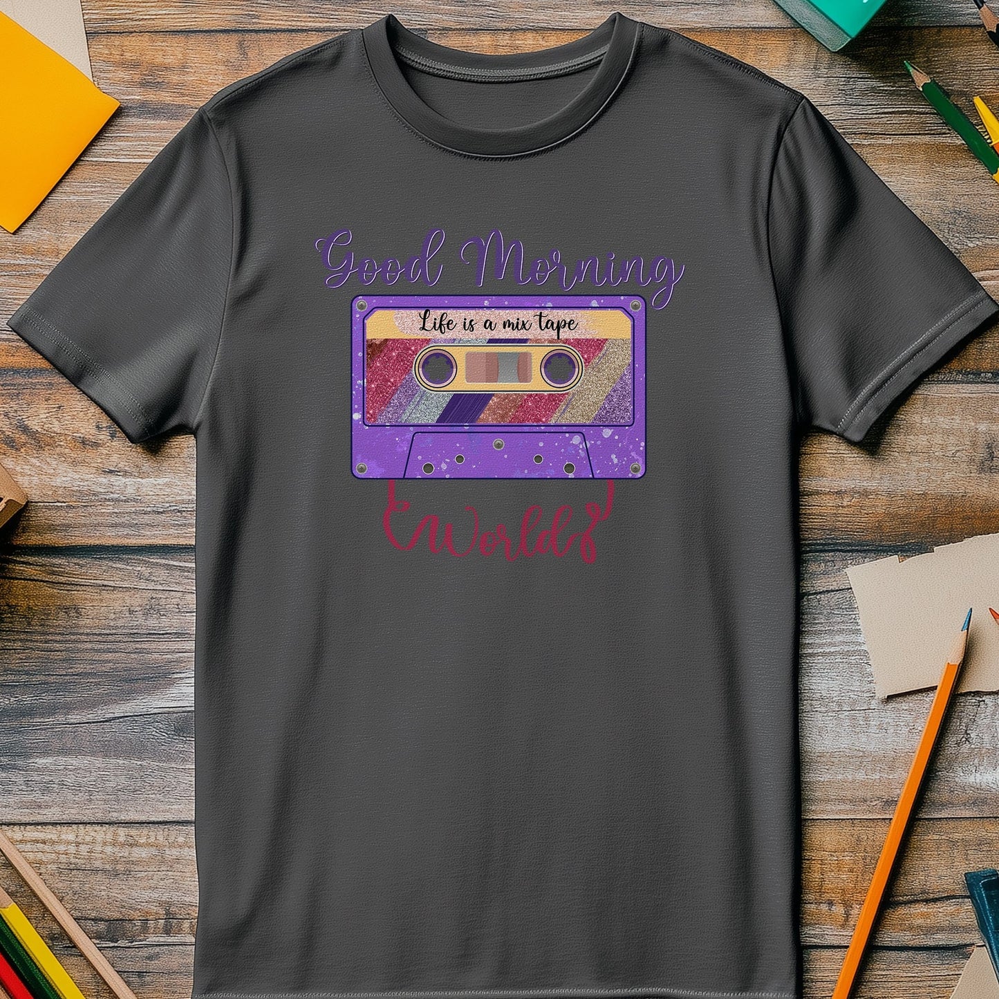 Good-Morning-World T-Shirt - Nostalgic