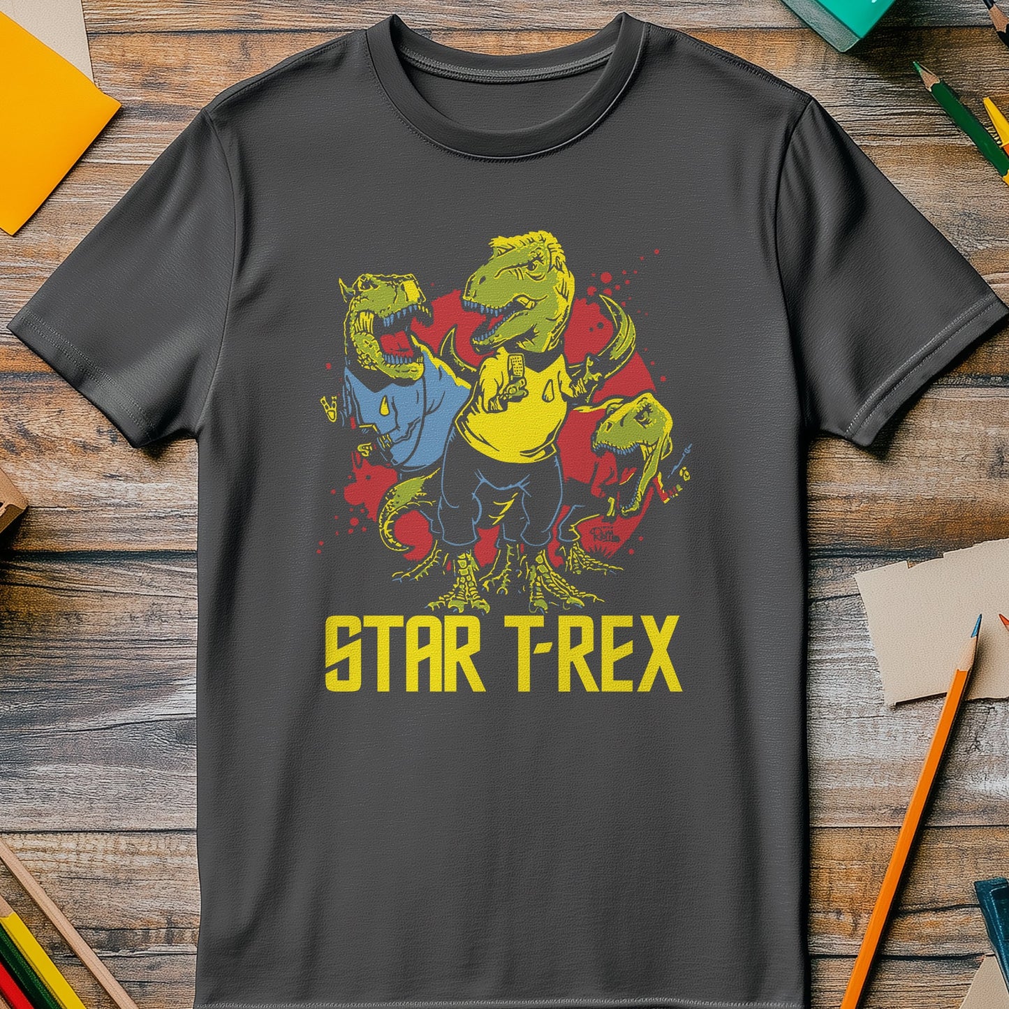 Star T-Rex Trek T-Shirt