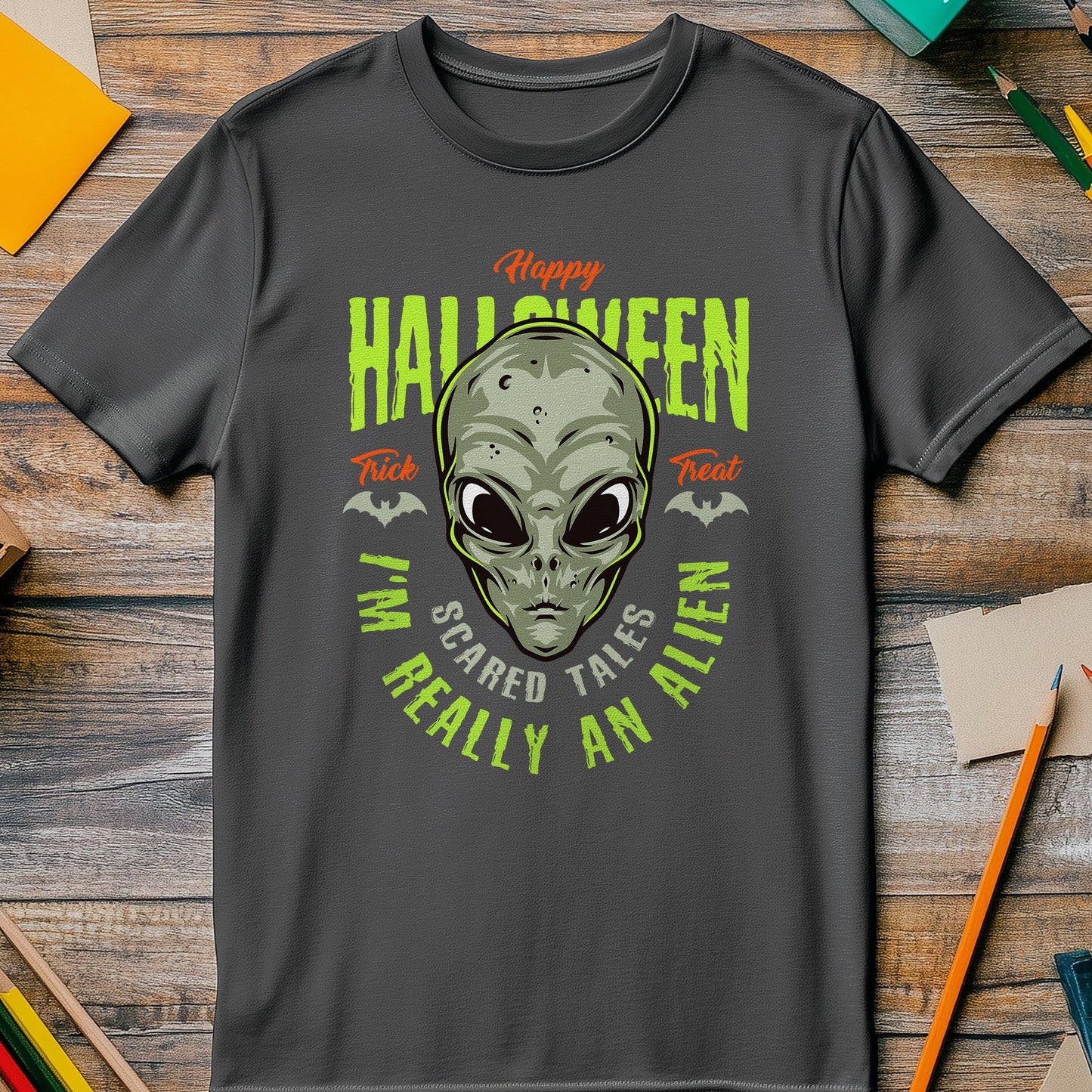 I'm Really an Alien Halloween T-shirt