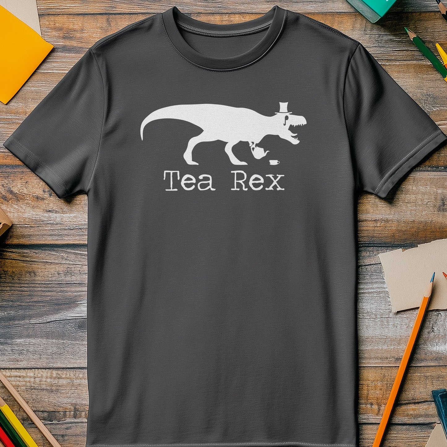 Tea Rex T-Shirt - Sip Happens!