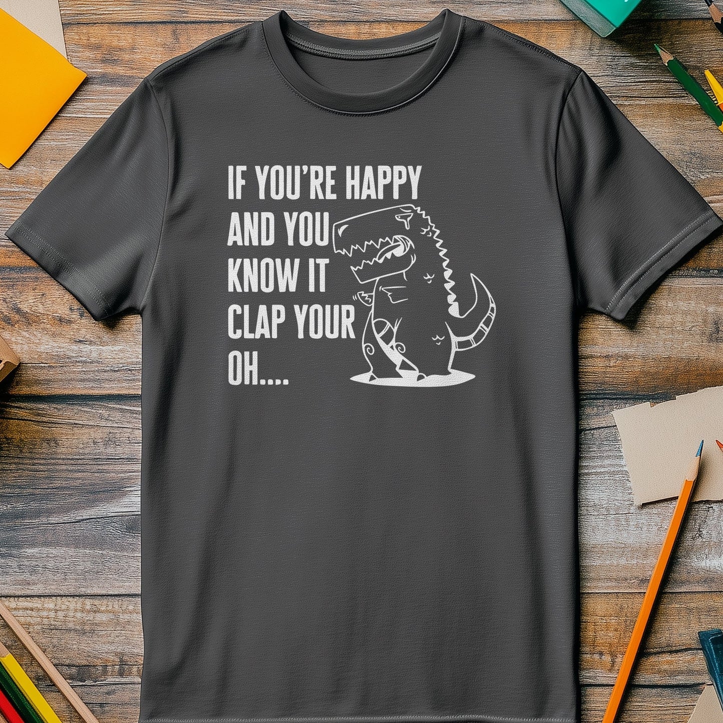 T-Rex Clapback T-Shirt - Hilariously