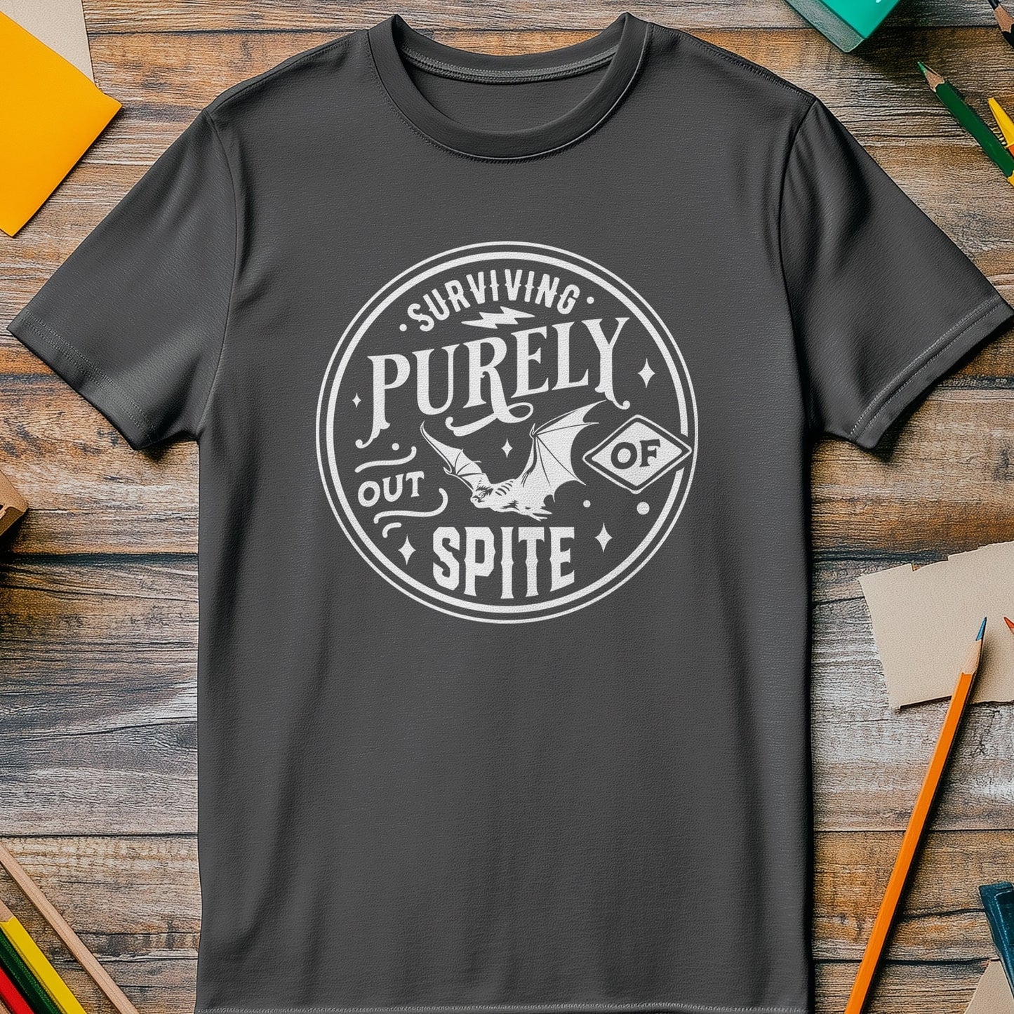 Purely Out Of Spite Bat T-shirt