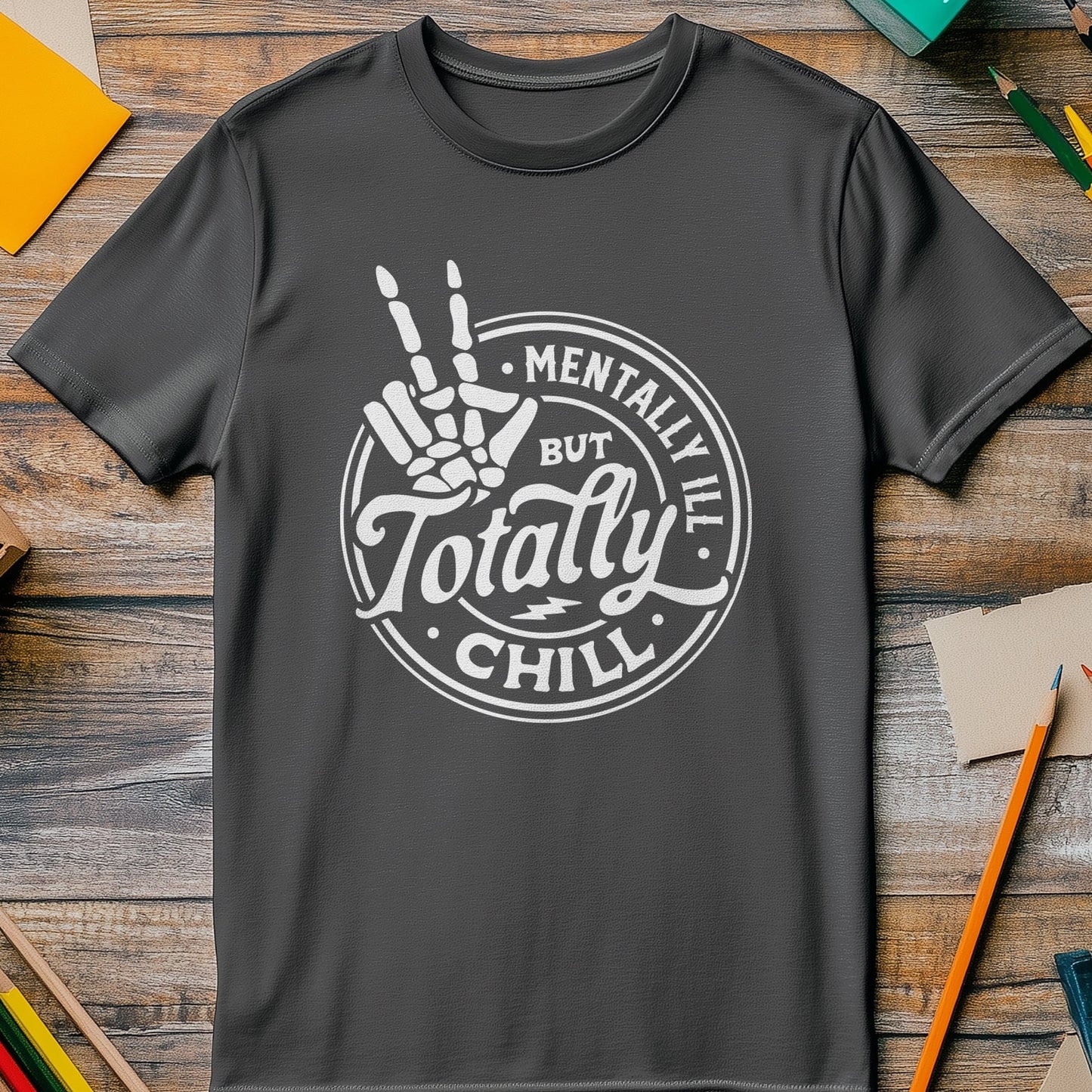 Mentally Ill Peace Sign T-Shirt