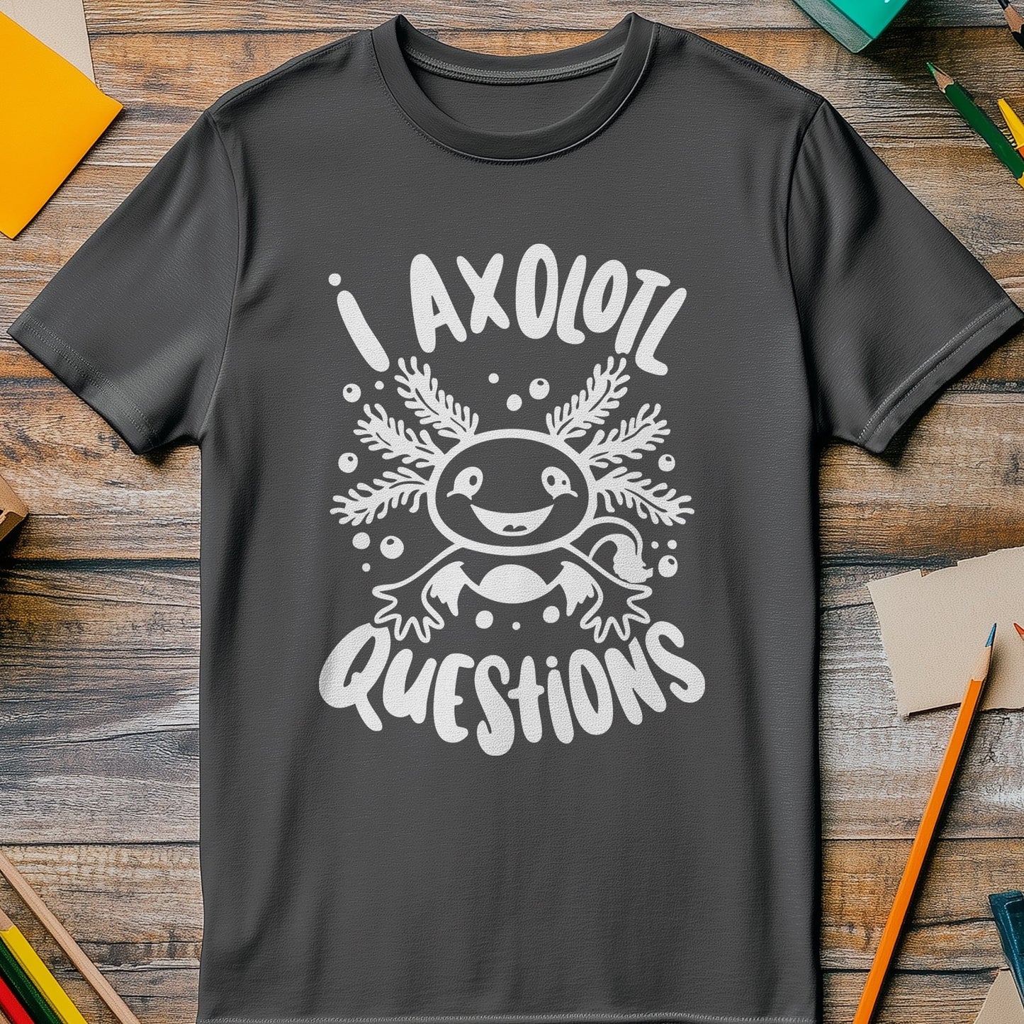 Axolotl Questions 5 T-Shirt - Dive