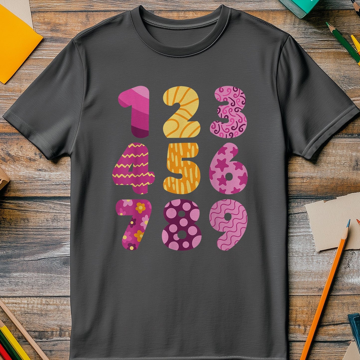 Funky Number Math Day Kids Tee