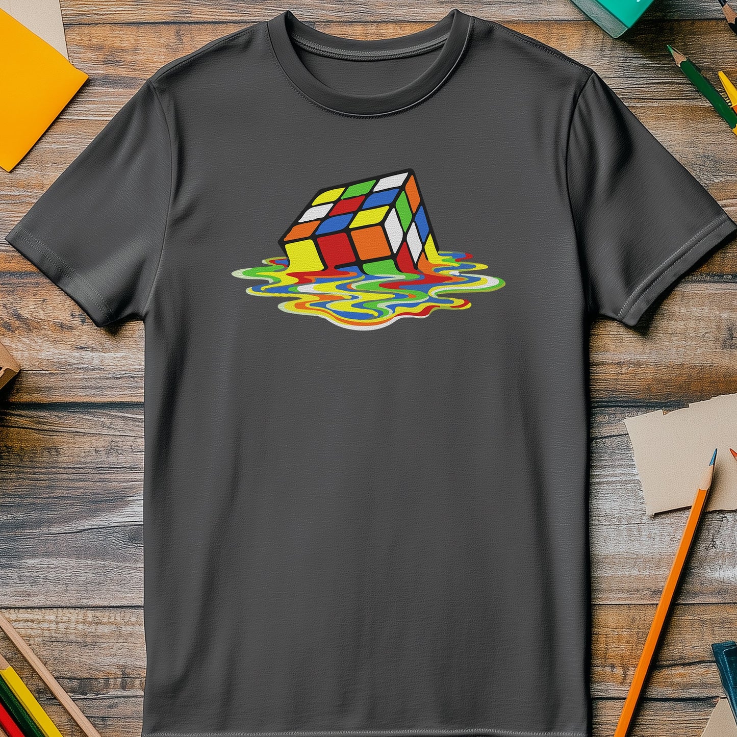 Melted Rubik's Cube T-shirt - Solve