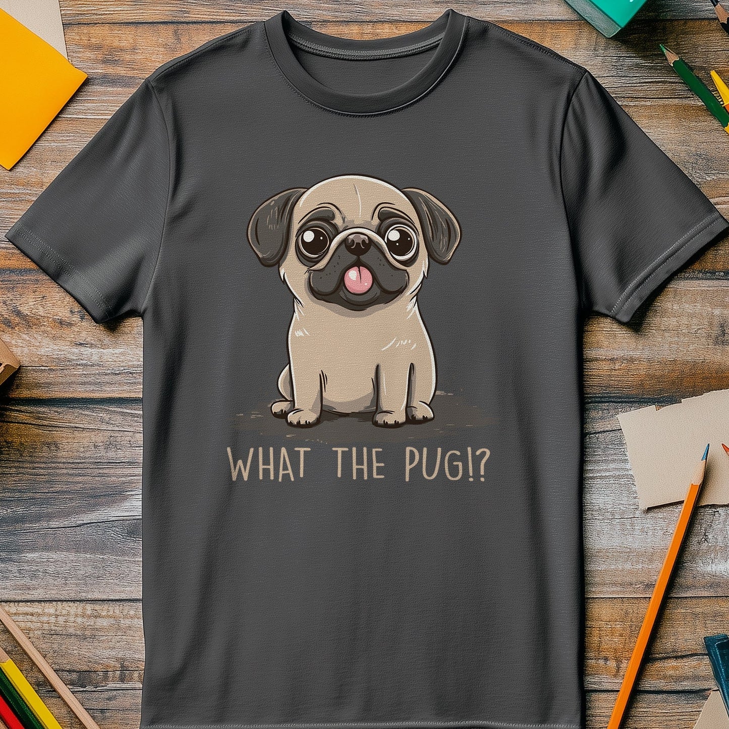 What the Pug?  T-shirt