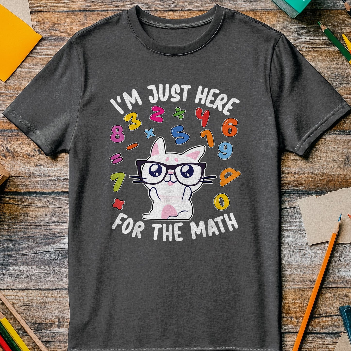 Bunny Number Day Math Kids Tee