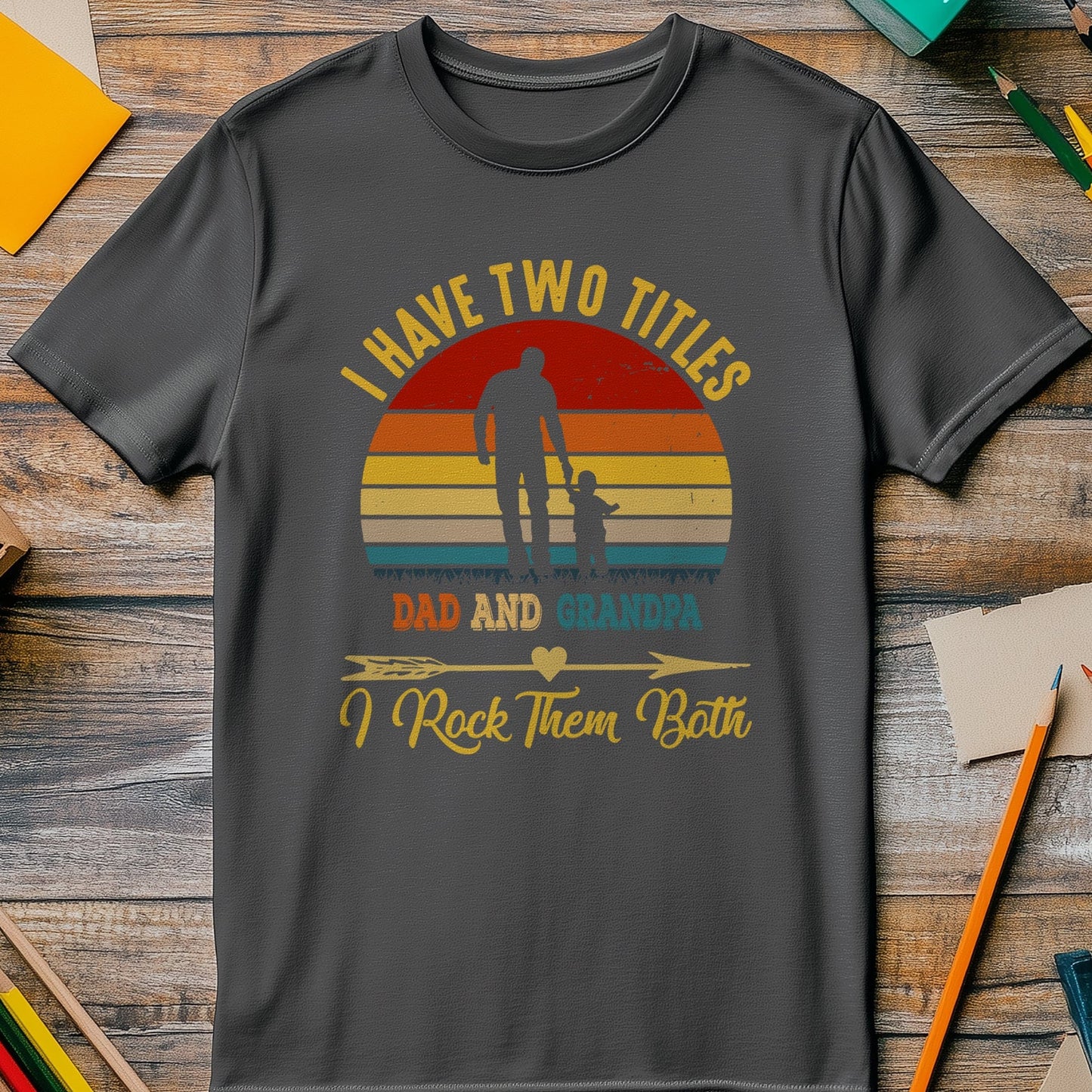 Dad-Grandad-Rock-1 Funny T-shirt: