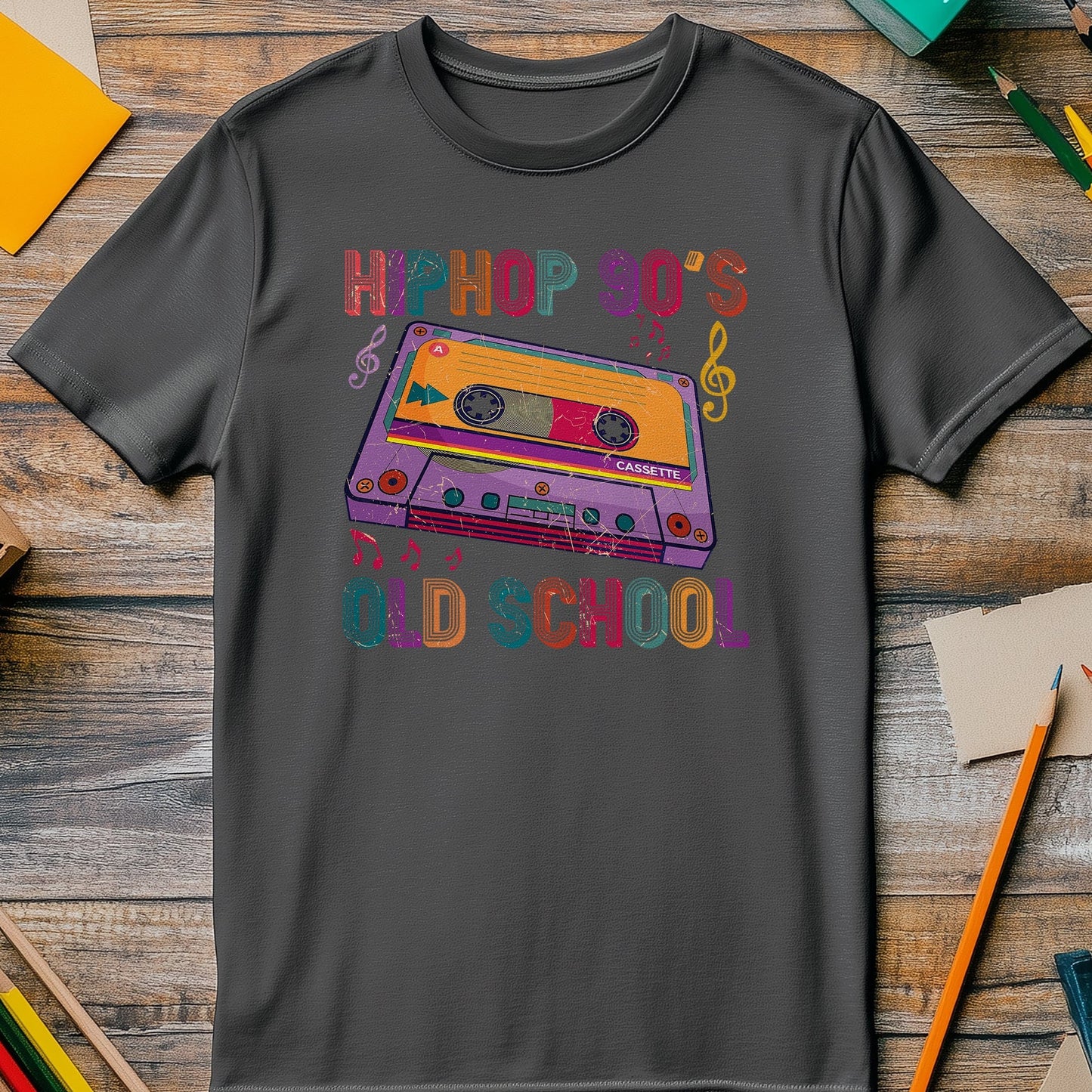 Hip-Hop 90's T-shirt - Boombox Vibes!