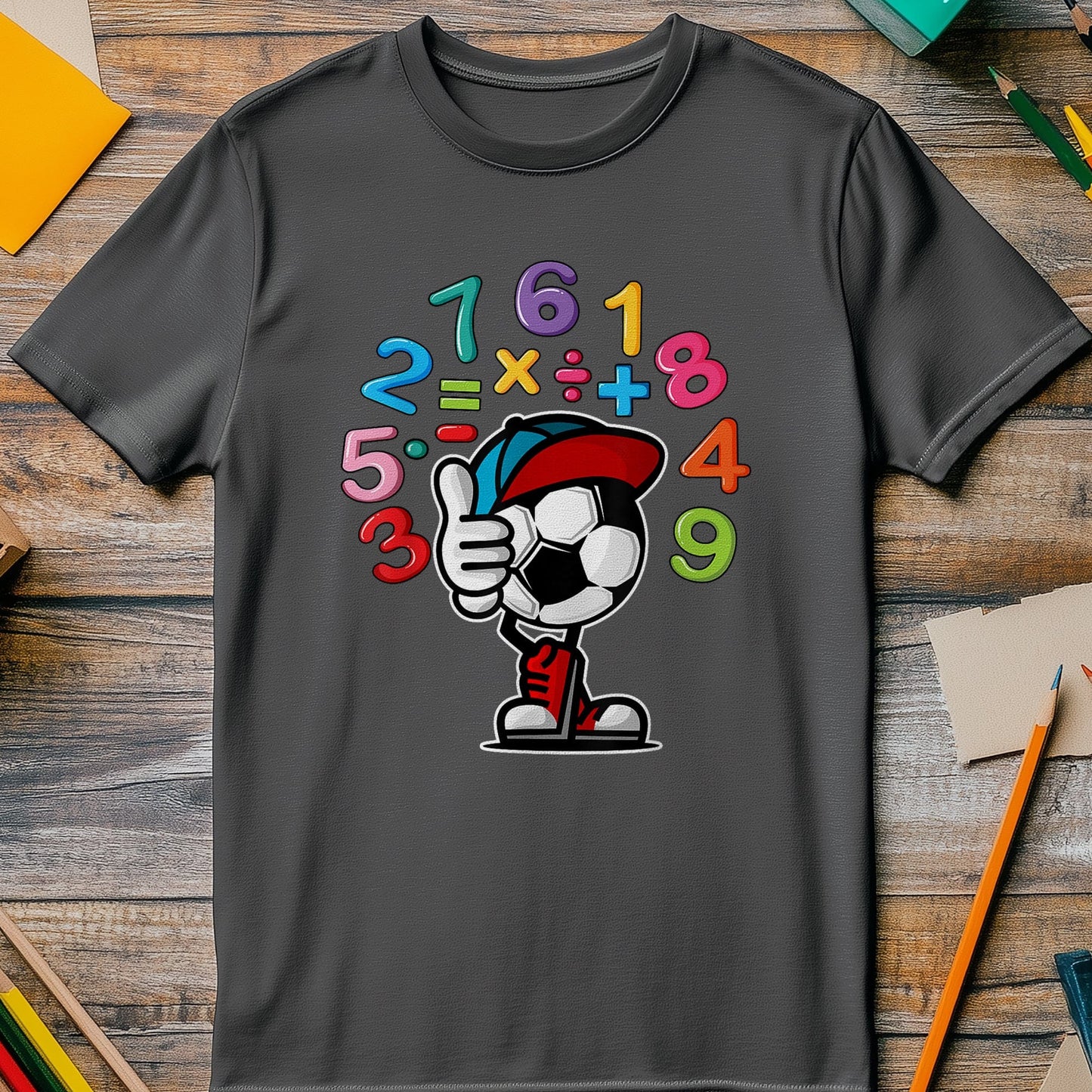 Football Thumb Number Day Kids Tee