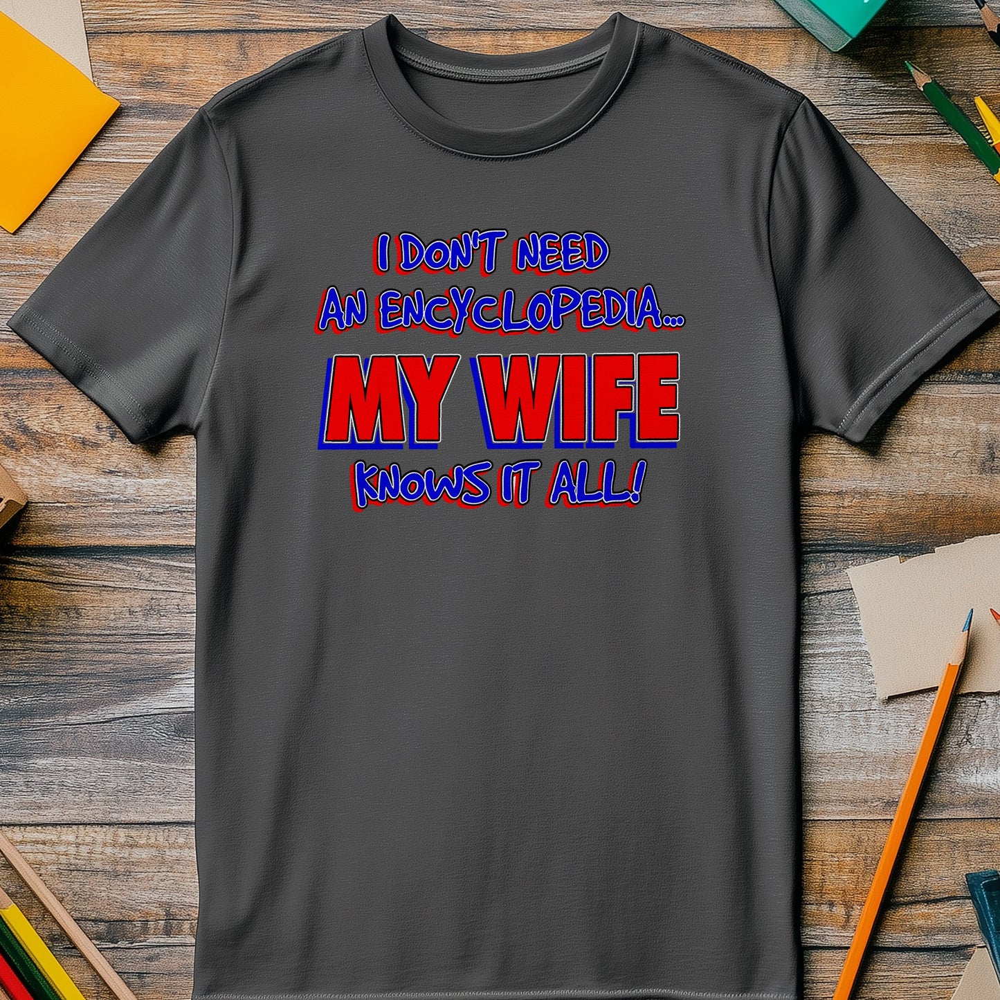 Wife The Walking Encyclopaedia T-Shirt
