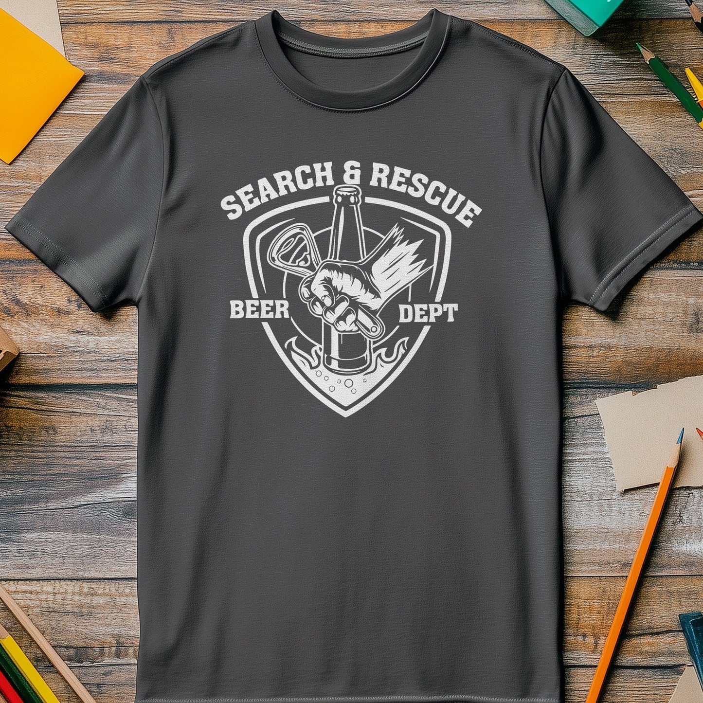 Search Rescue Beer Dept T-Shirt -