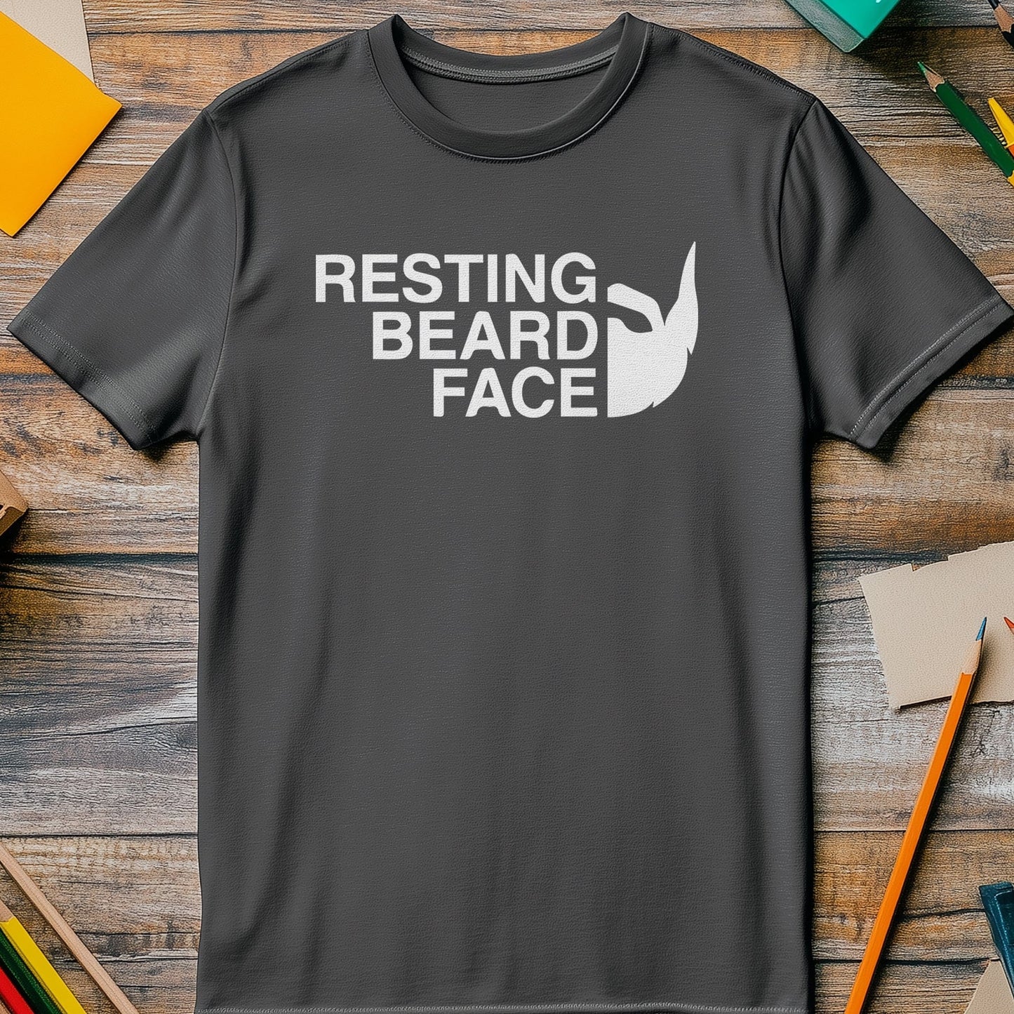 Resting Beard Face 4 T-shirt