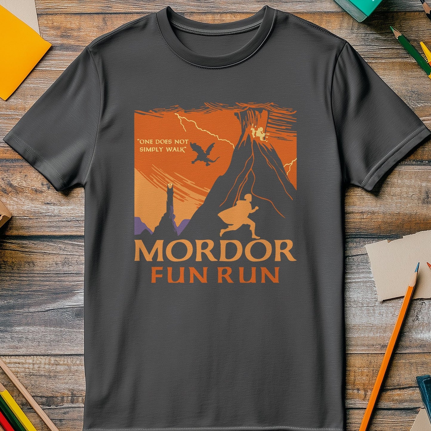 Mordor Fun Run 3 T-Shirt - Epic Quest