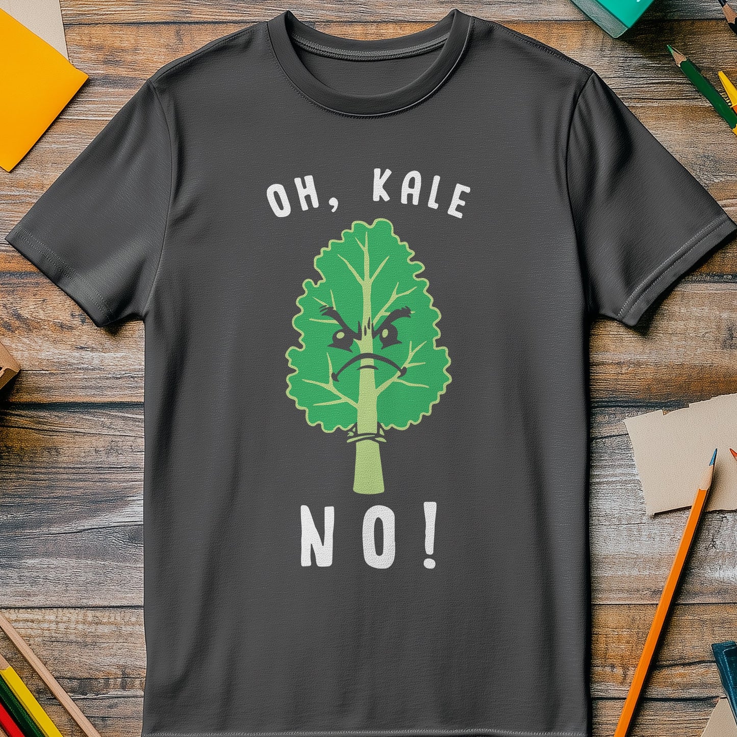 Oh Kale No! Funny T-shirt - 100%