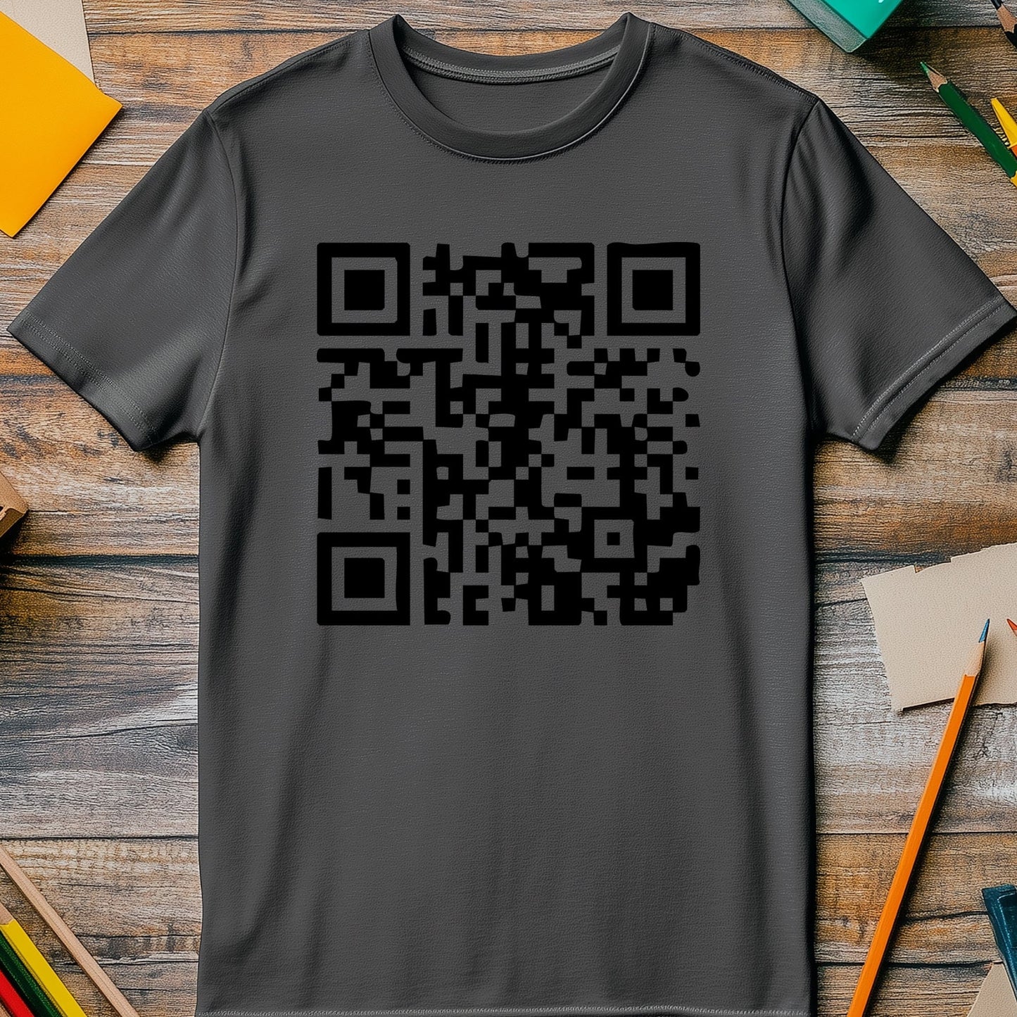 Rick Roll QR Code T-shirt - Instant