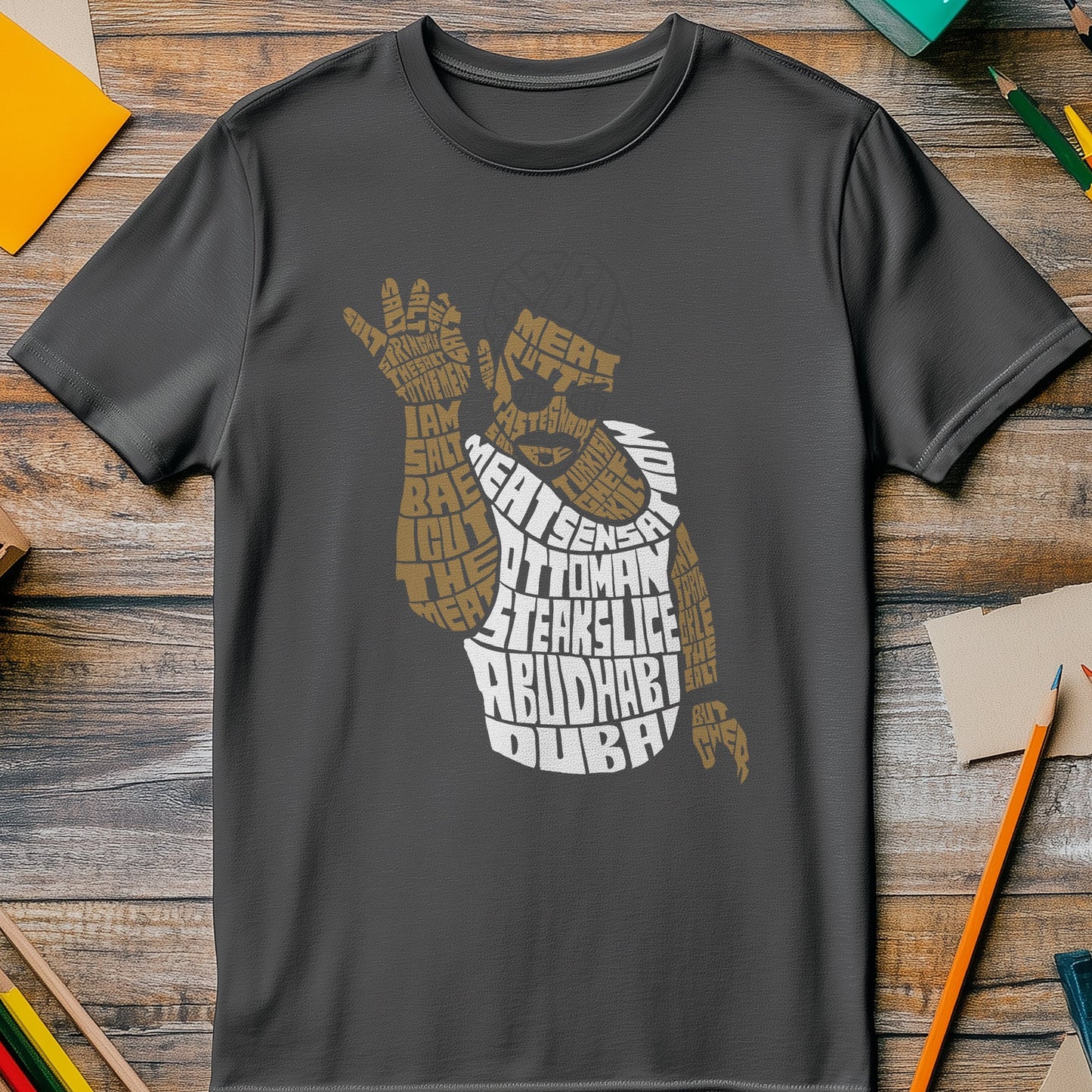 Salt Bae Text T-Shirt - Sprinkle Some