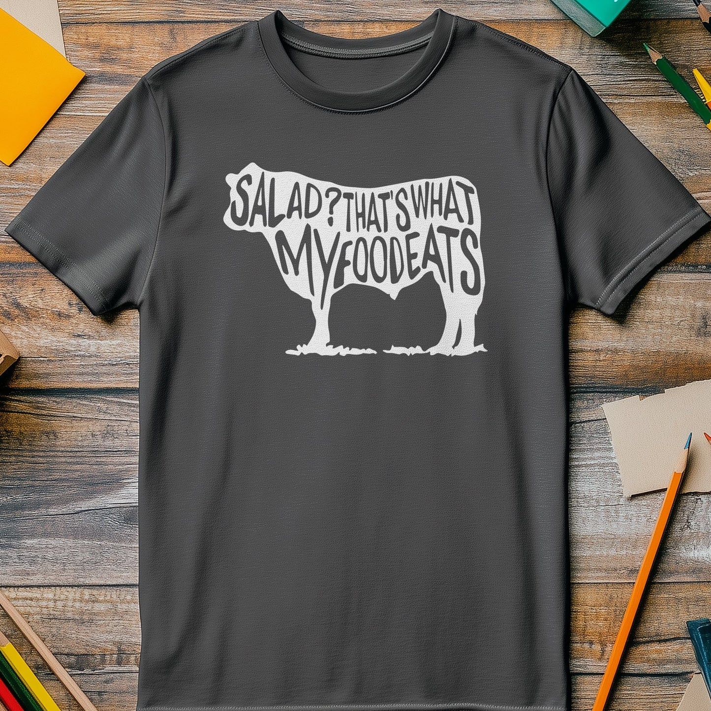 My Food Eats Salad T-shirt