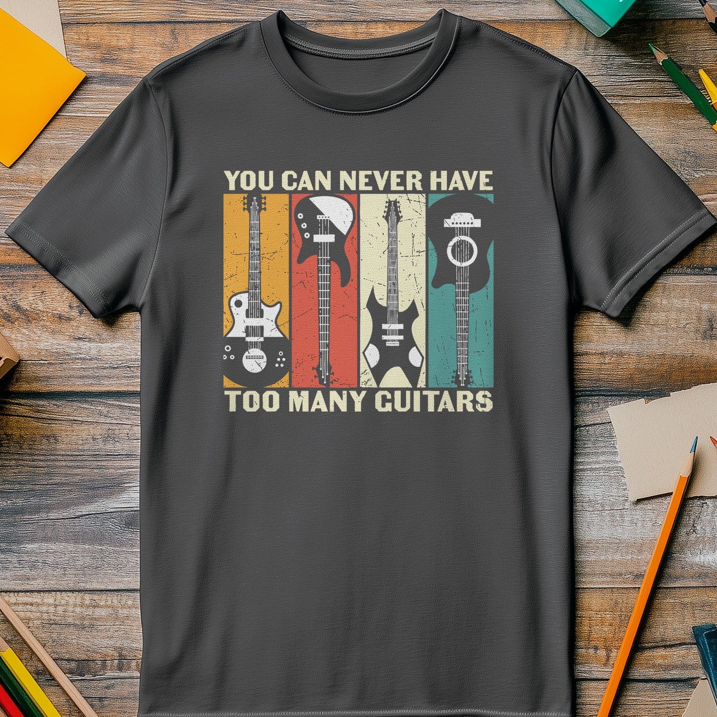 Too Many Guitars 2 T-Shirt