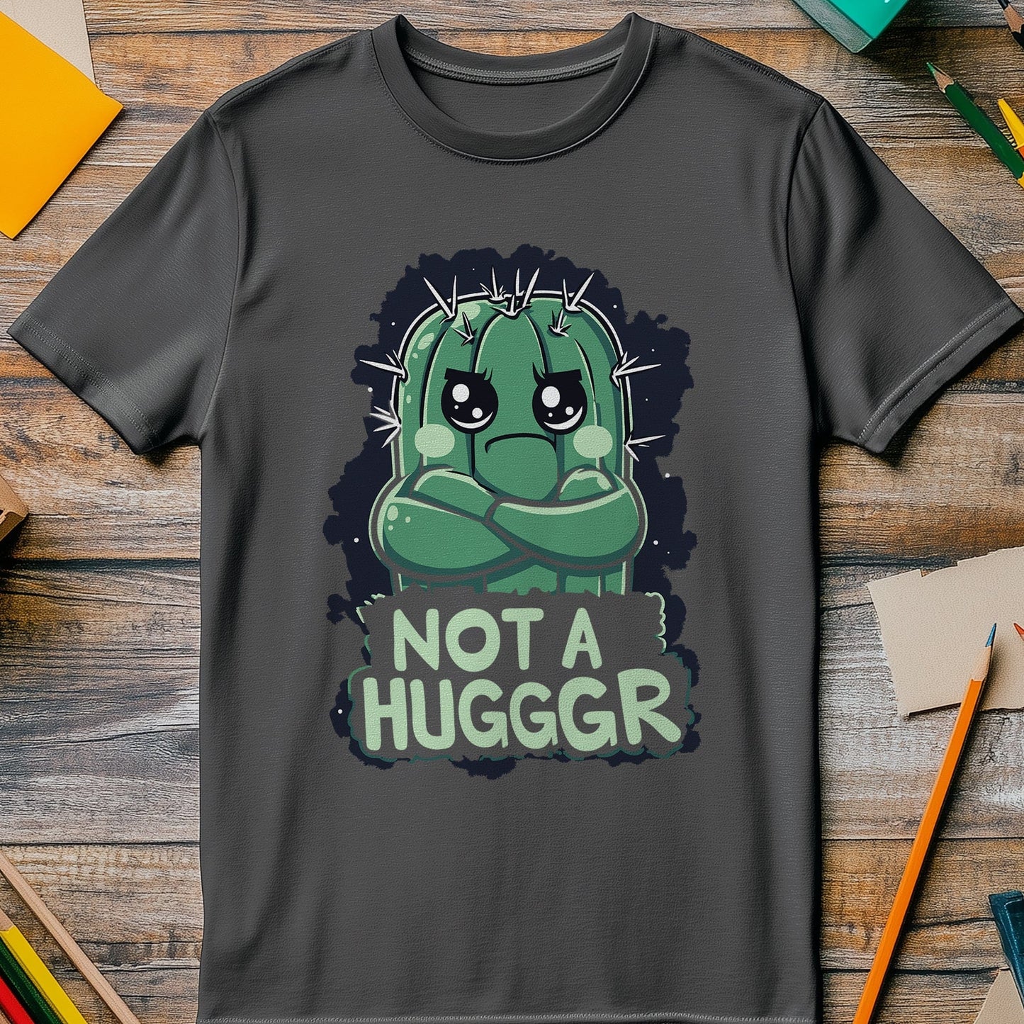Not a Hugger 4 Cactus T-shirt