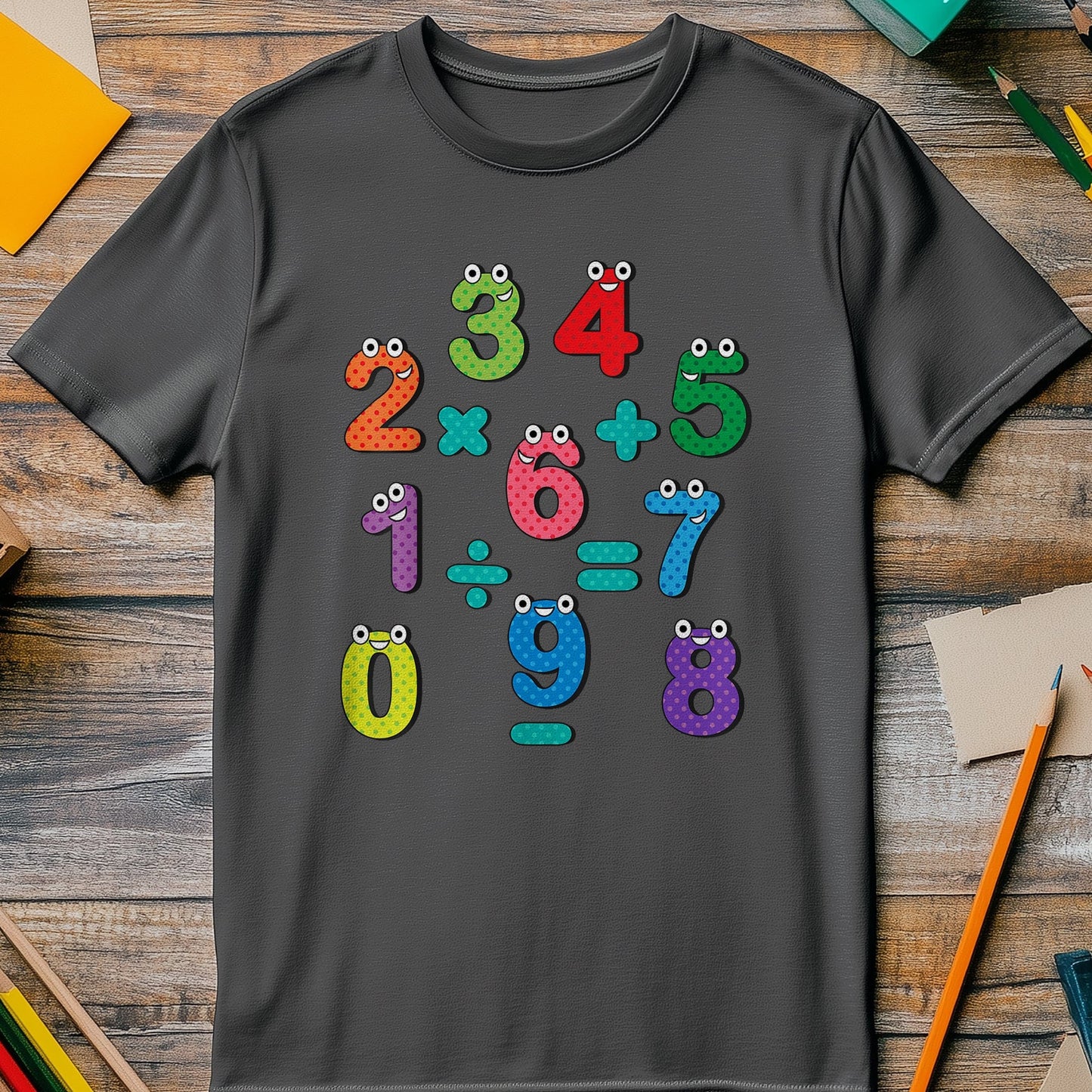 Happy Numbers Math Day Kids Tee