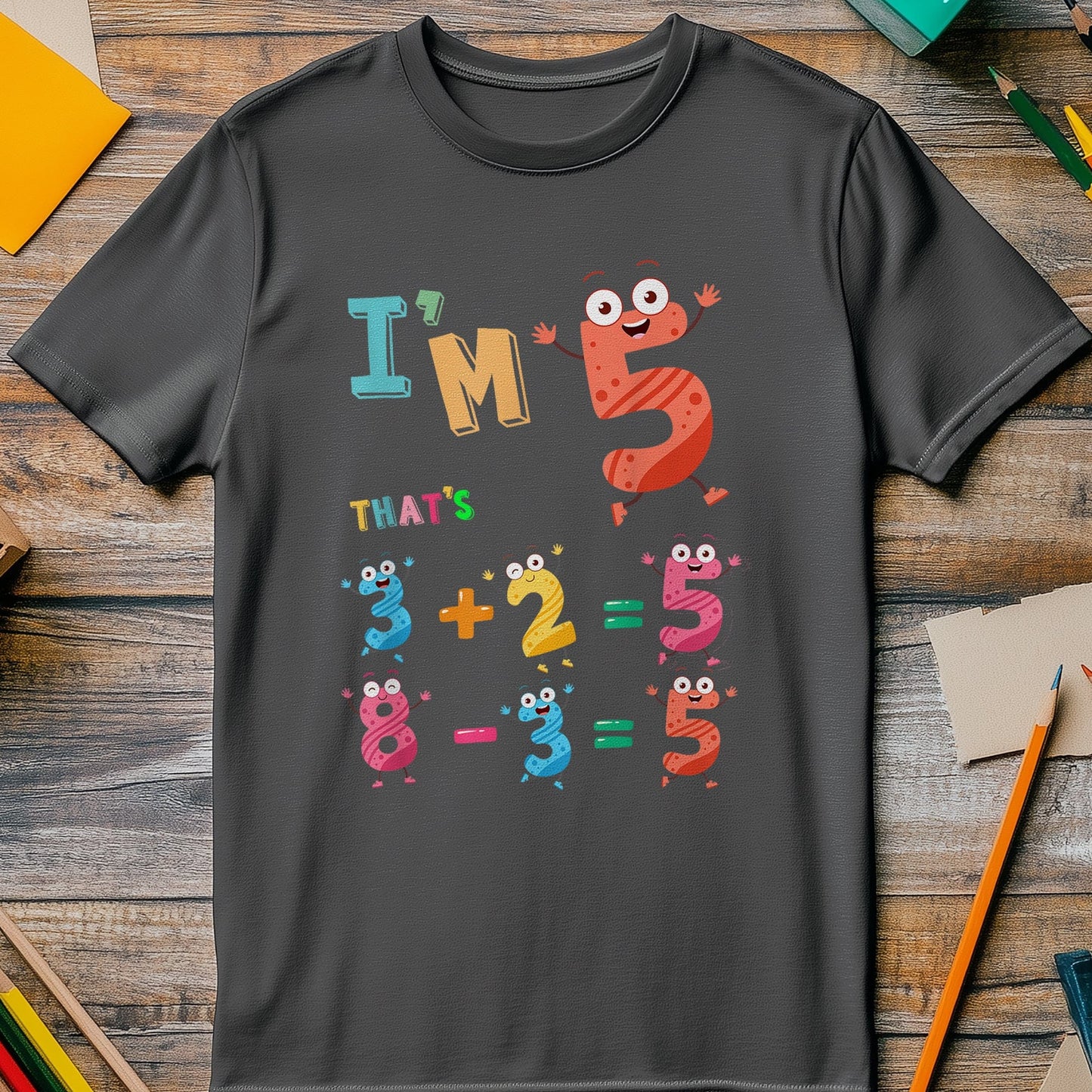 I'm 5 and Ready for Adventure!  Kids Tee