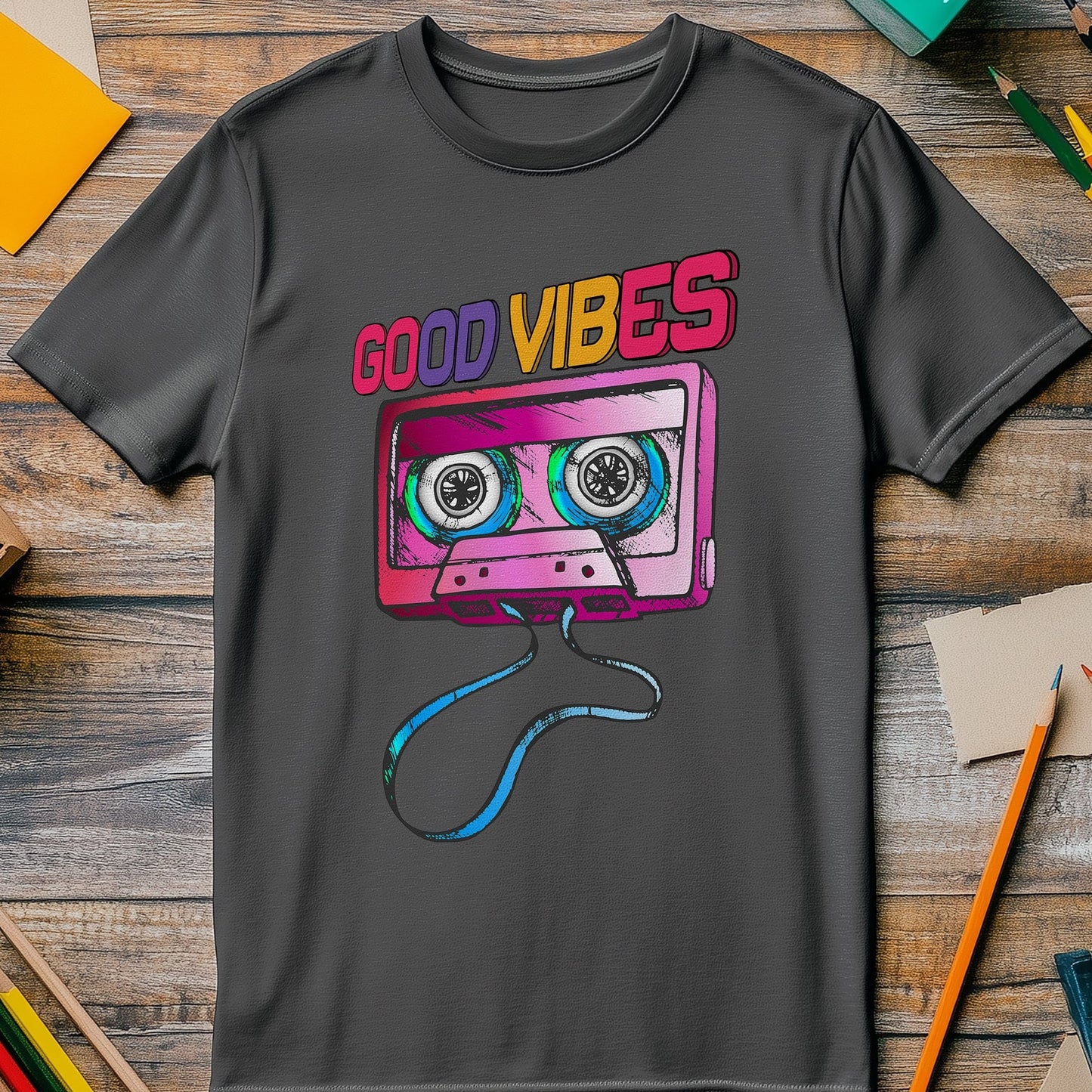 Good Vibes Only T-Shirt - Retro