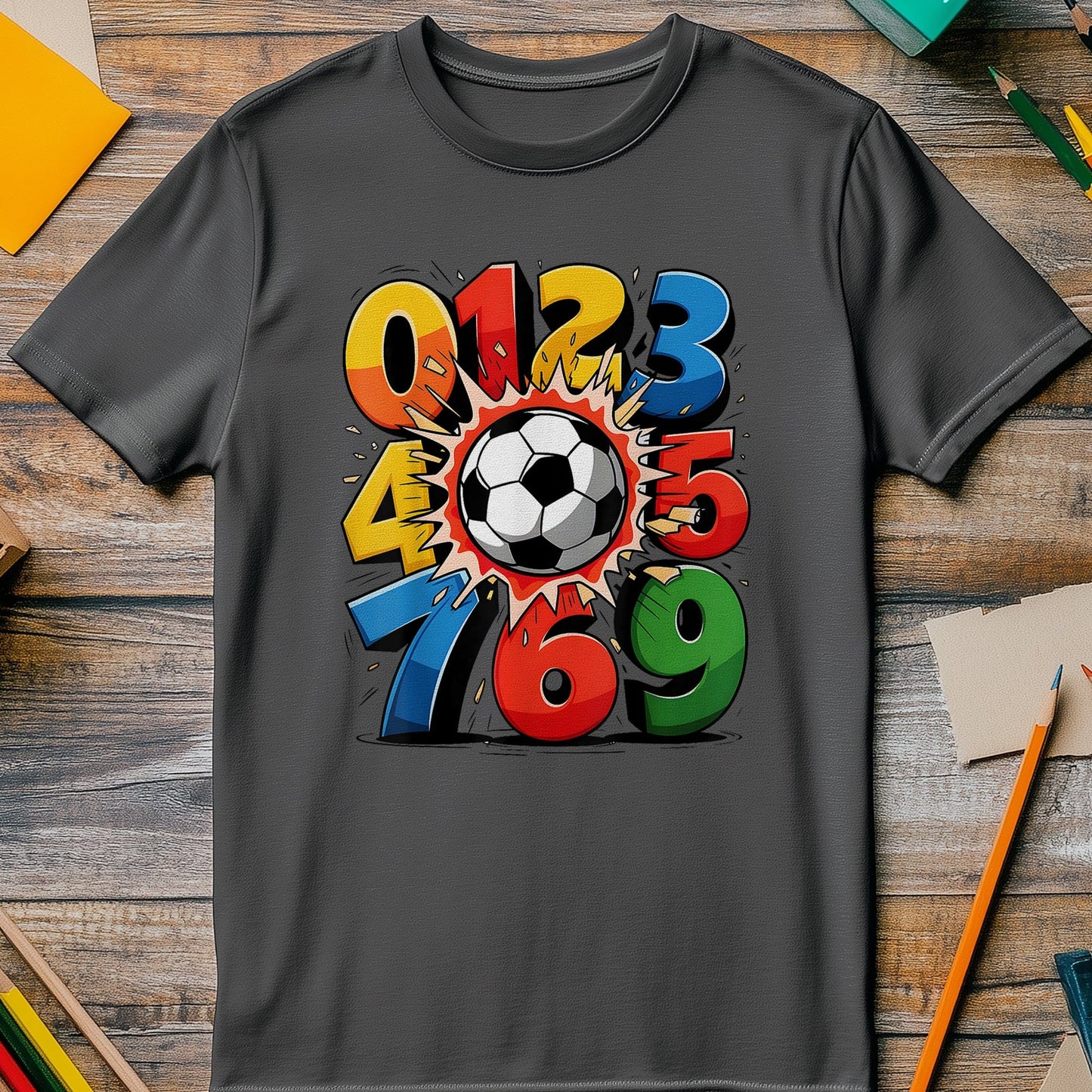 Football Numbers Day Kids Tee