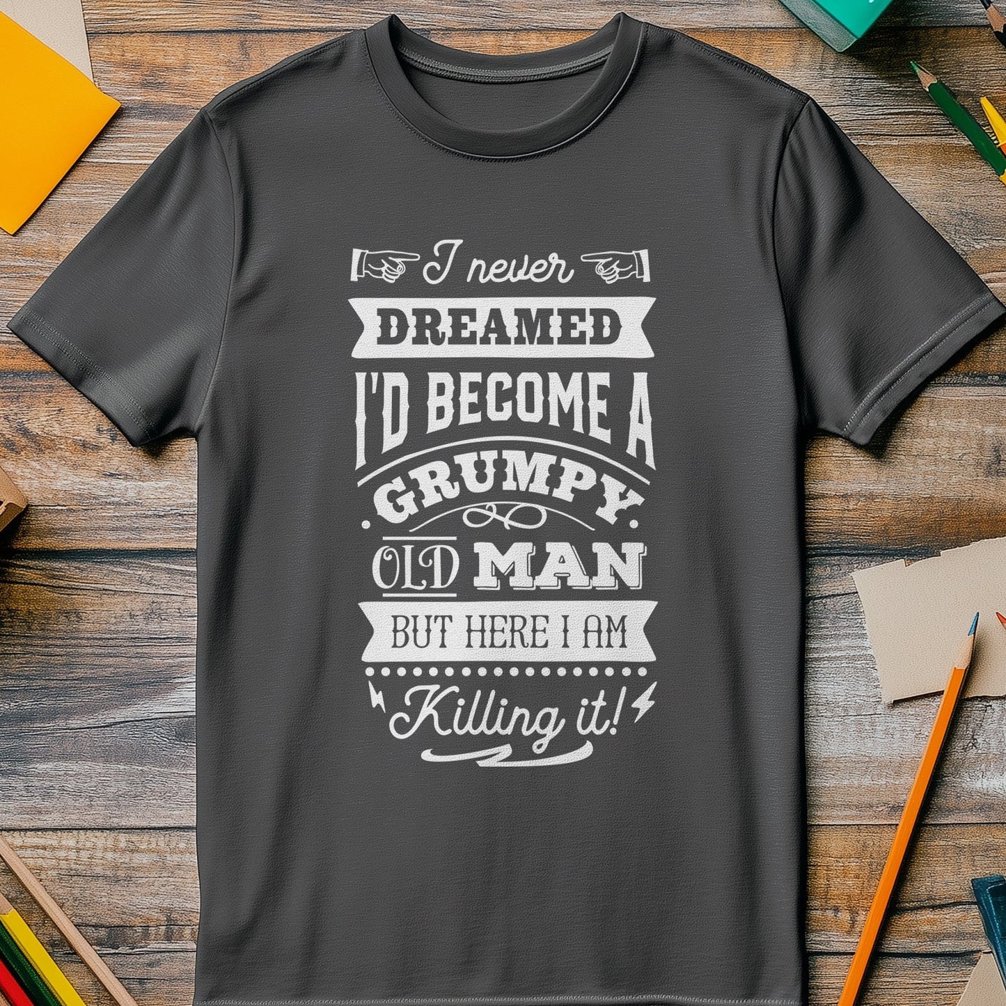 Become a Grumpy Old Man T-Shirt