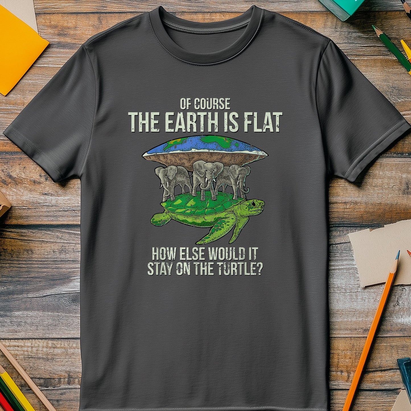 Flat Earth Society T-Shirt
