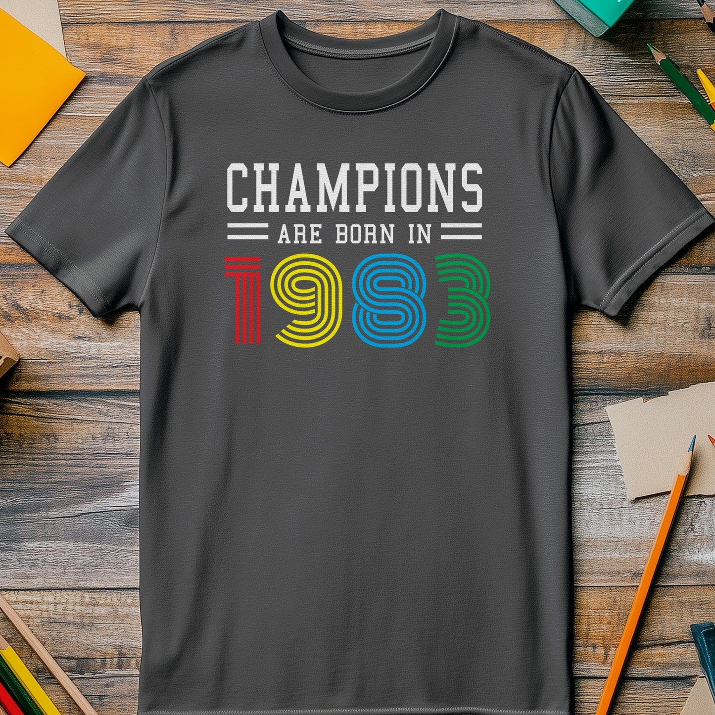 Champions Born in 1983 T-Shirt -