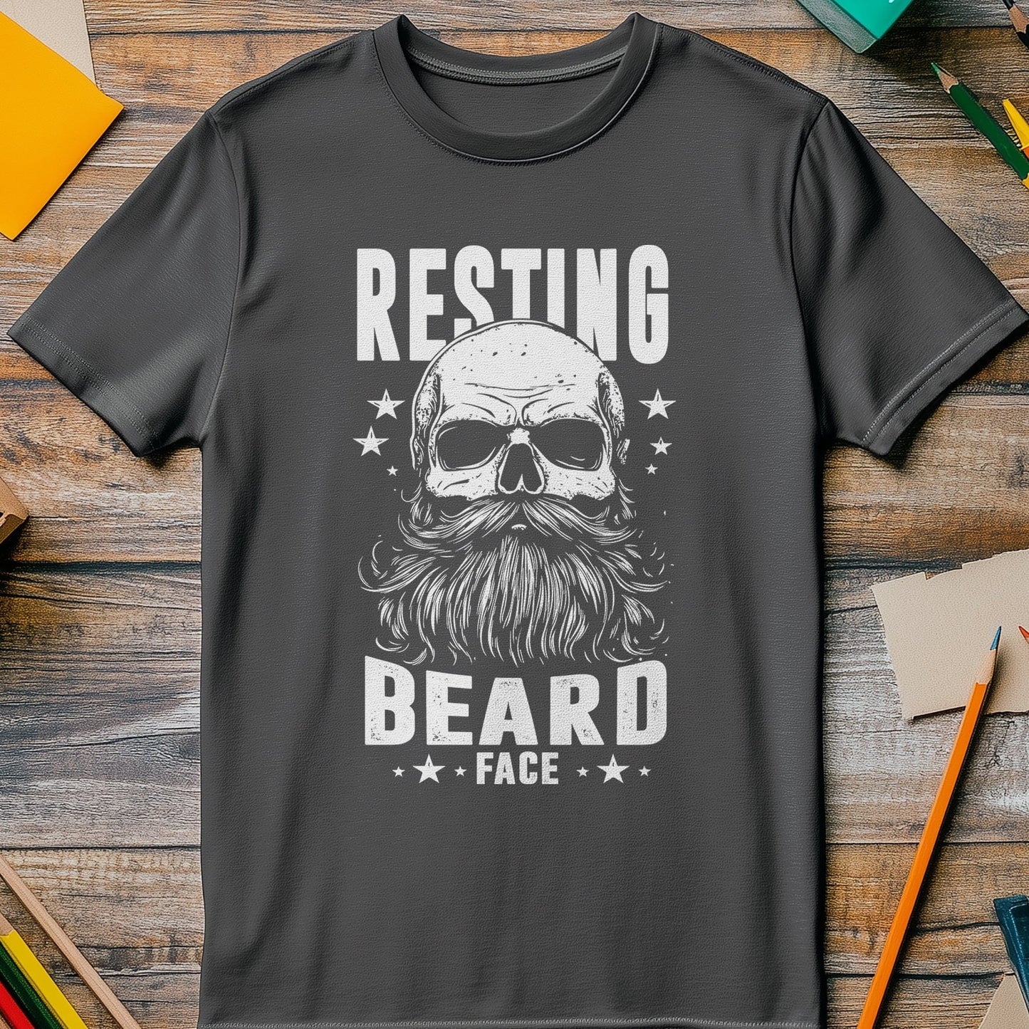 Resting Beard Face 2 T-Shirt