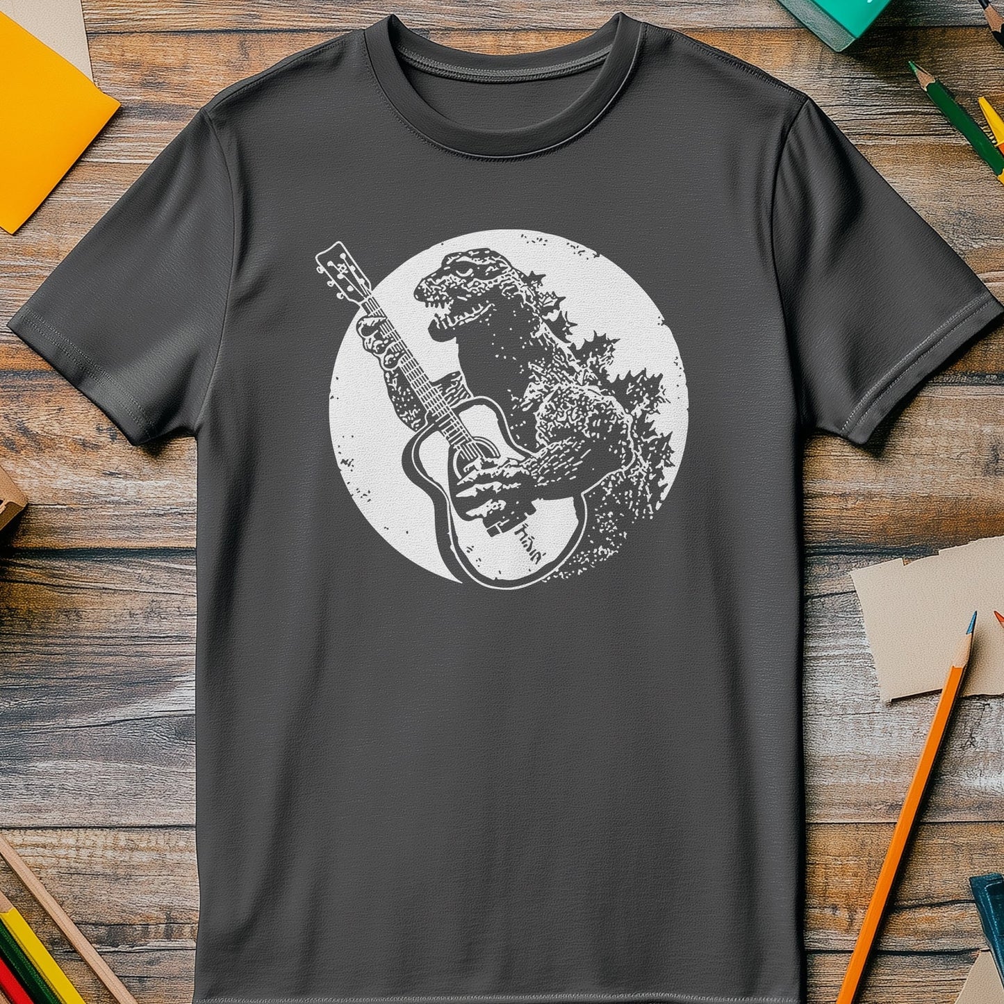 Godzilla Rocks Guitar T-shirt