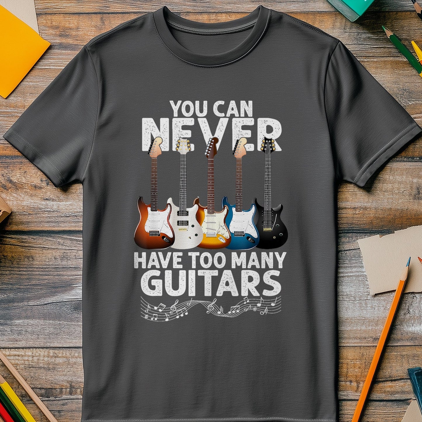 Too Many Guitars 1 T-shirt - Rock 'n'