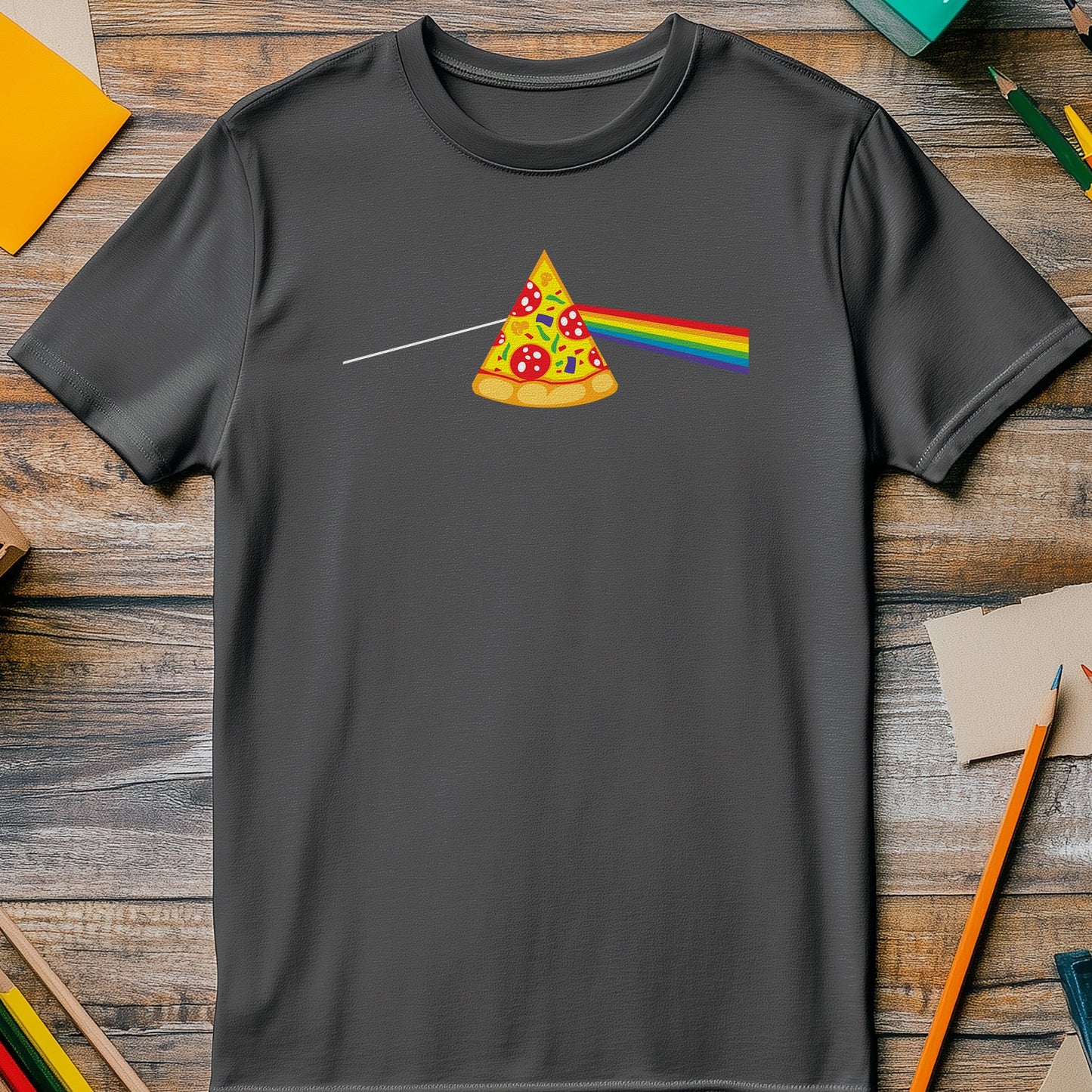 Pizza Prism T-Shirt - Slice of Humor!