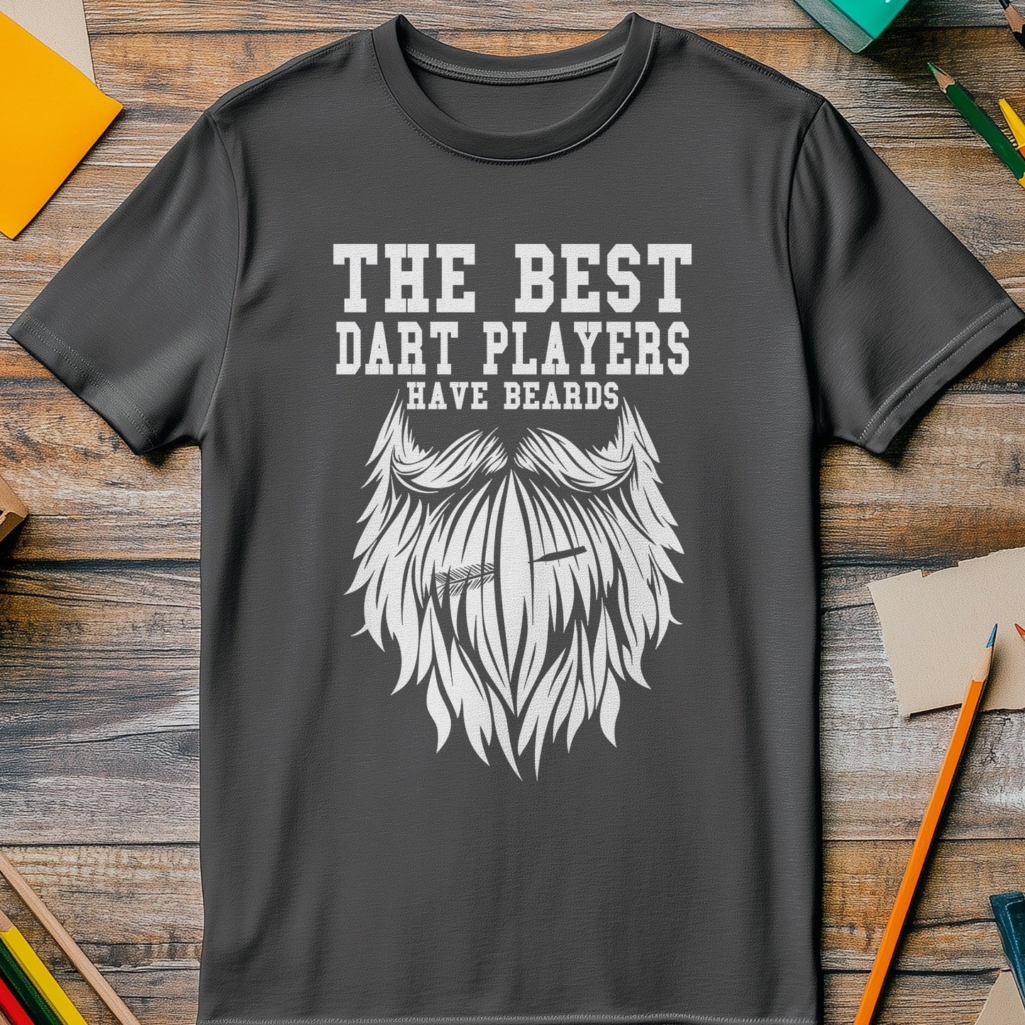 Darts 6 T-Shirt - Bearded Dart